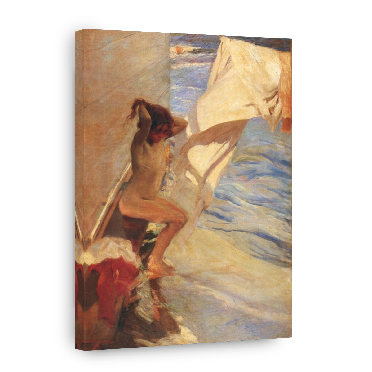 Sorolla, Joaquín (1863 1923)   Before Bathing 1909