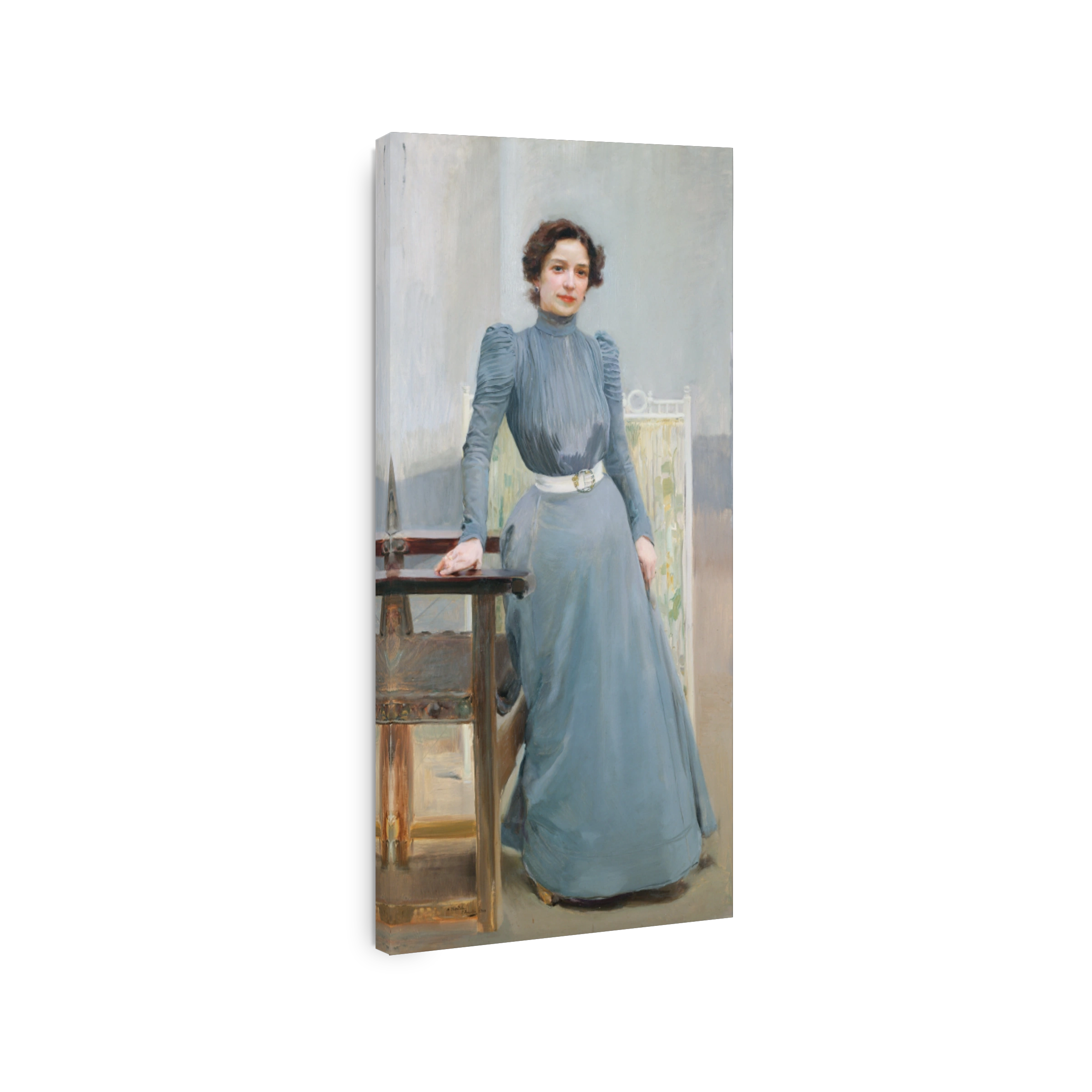 Sorolla, Joaquín (1863 1923)   Clotilde In A Grey Dress 1900