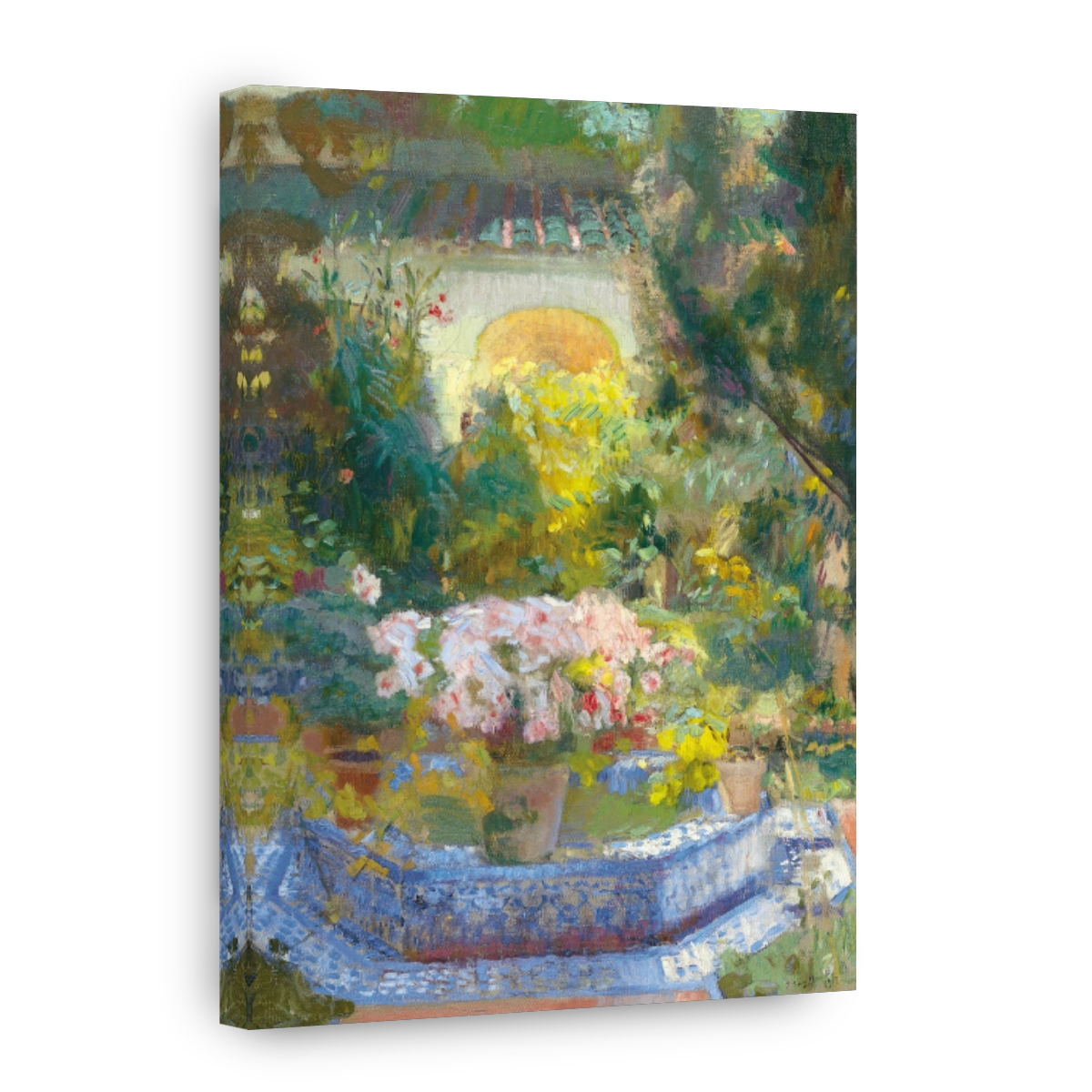 Sorolla, Joaquín (1863 1923)   Courtyard Of The Casa Sorolla 1917