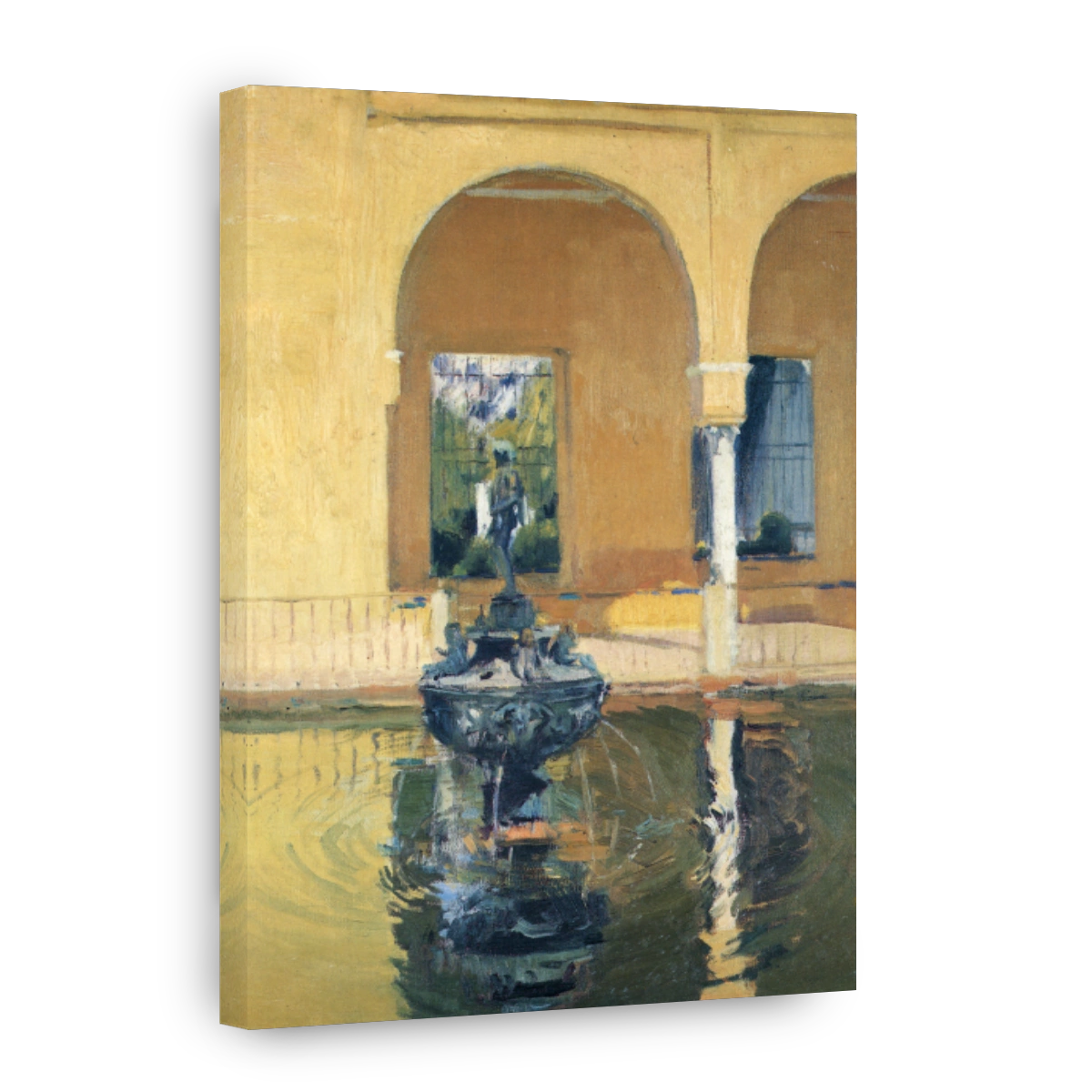 Sorolla, Joaquín (1863 1923)   Fountain Of The Alcazar Of Seville 1908
