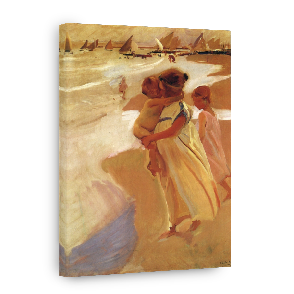 Sorolla, Joaquín (1863 1923)   Going For A Swim, Valencia 1908
