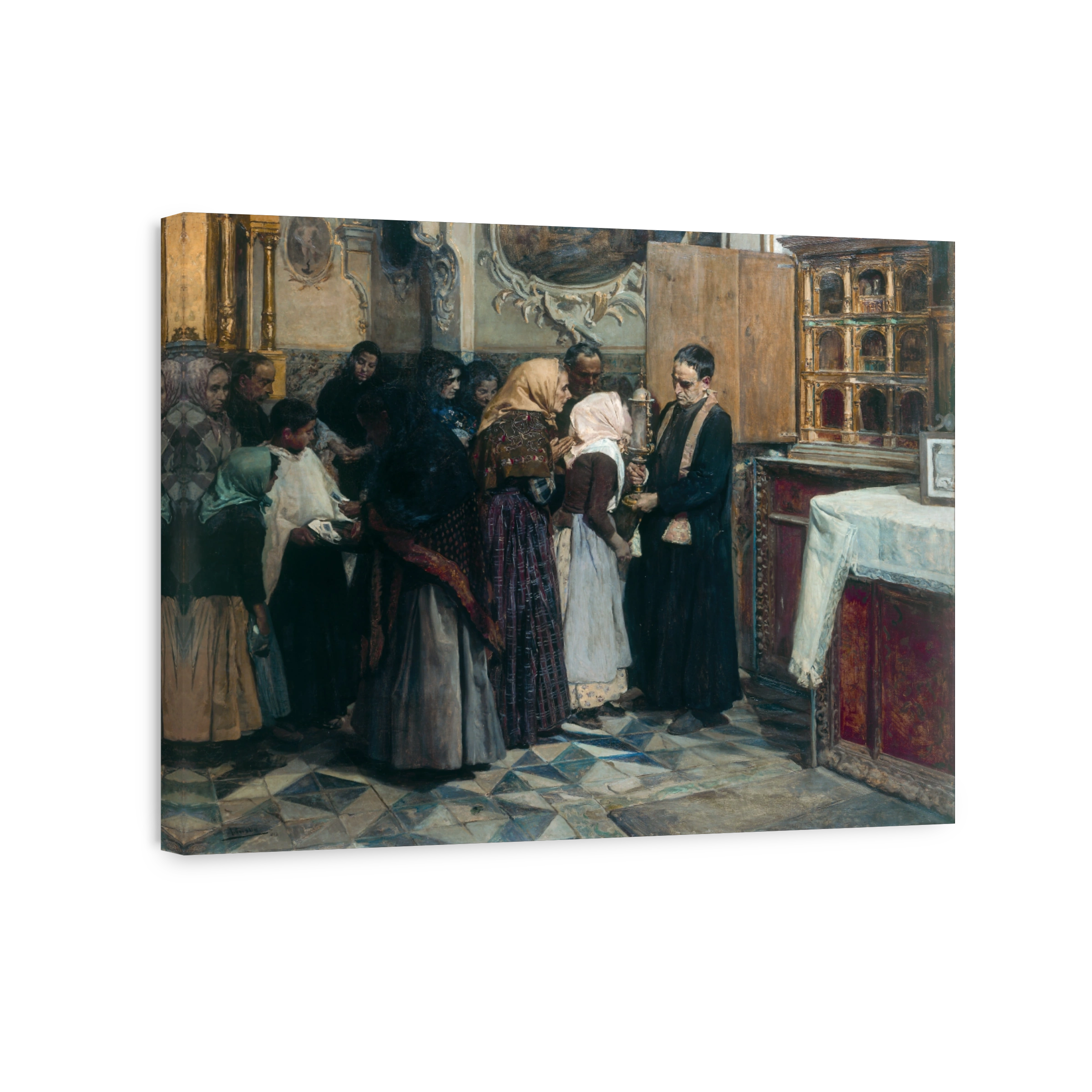 Sorolla, Joaquín (1863 1923)   Kissing The Relic 1893