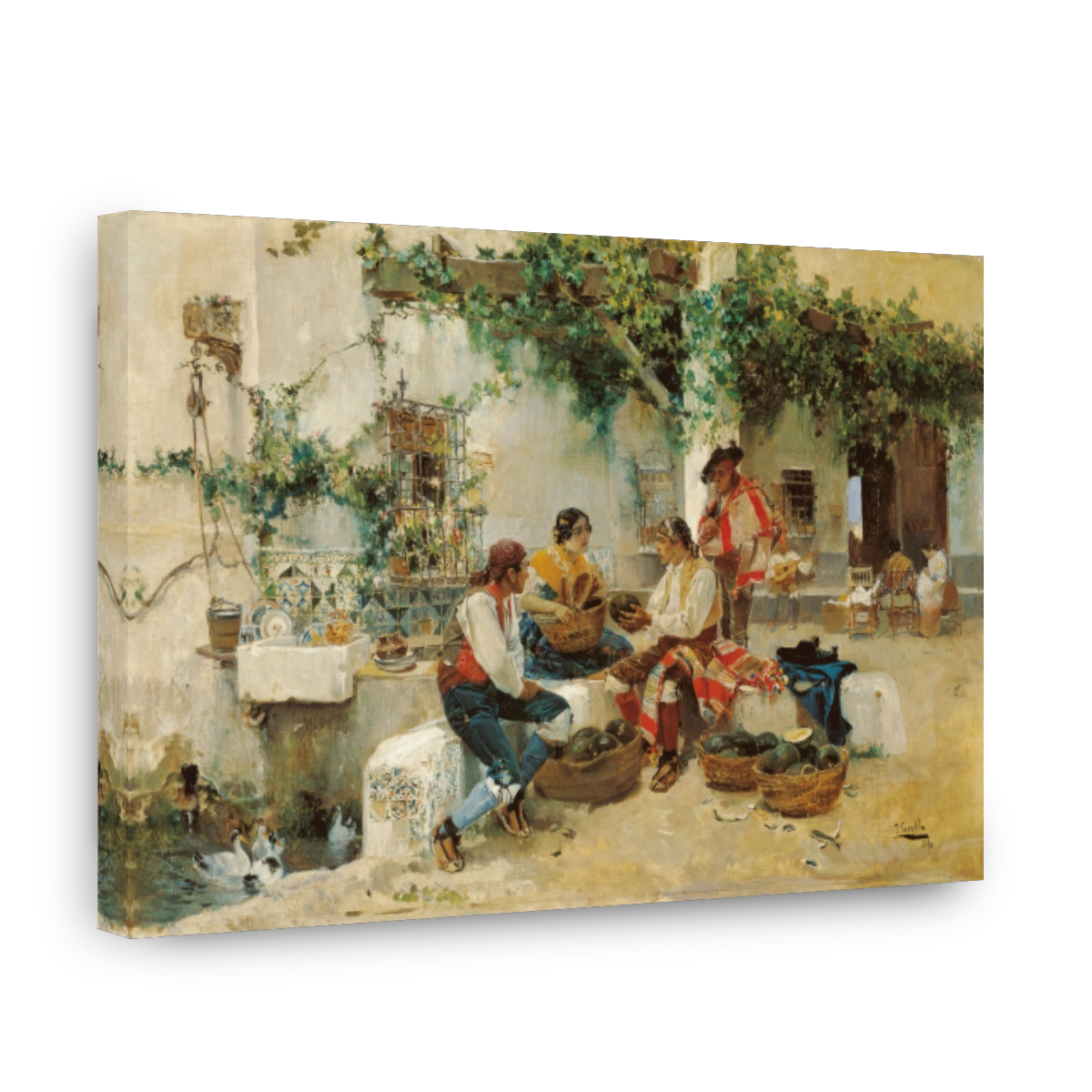 Sorolla, Joaquín (1863 1923)   Selling Melons 1890