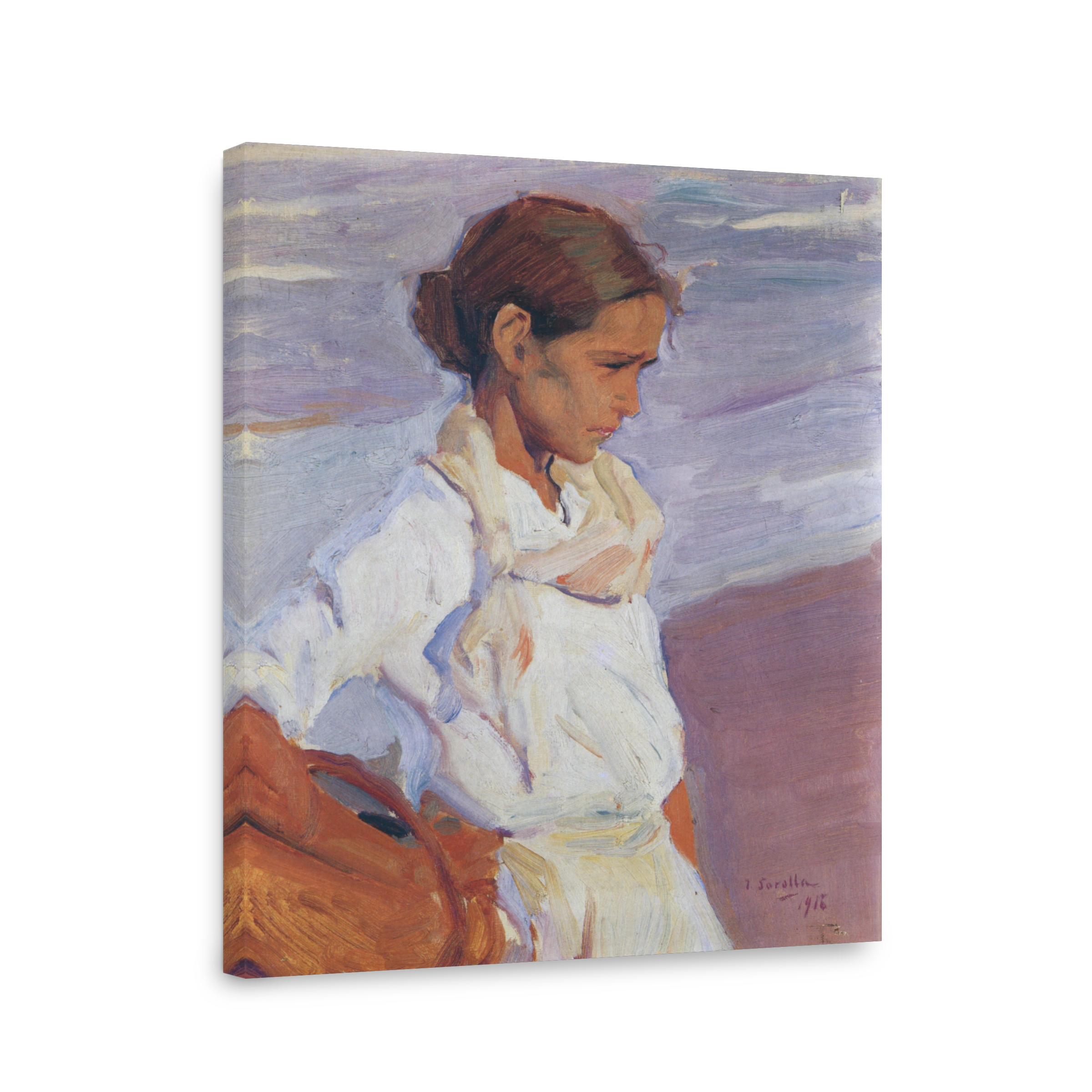Sorolla, Joaquín (1863 1923)   Valencian Fishergirl 1916