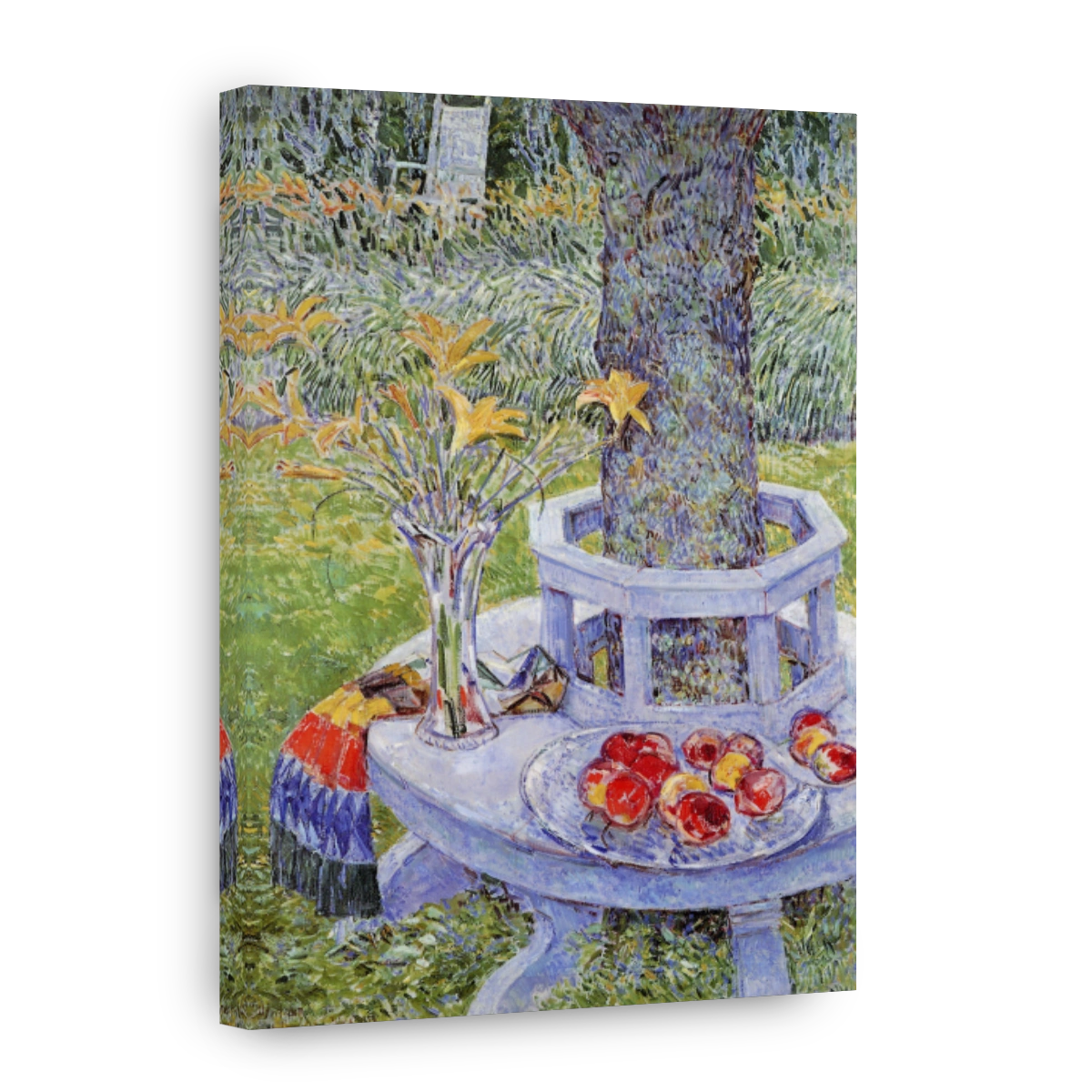 Hassam, Childe (1859 1935)   Mrs Hassam's Garden At East Hampton 1934
