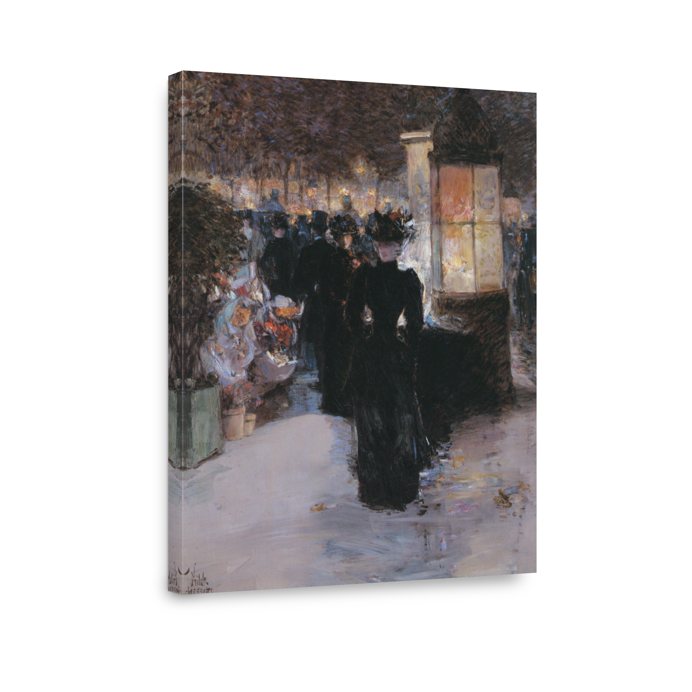 Hassam, Childe (1859 1935)   Paris Nocturne C.1889
