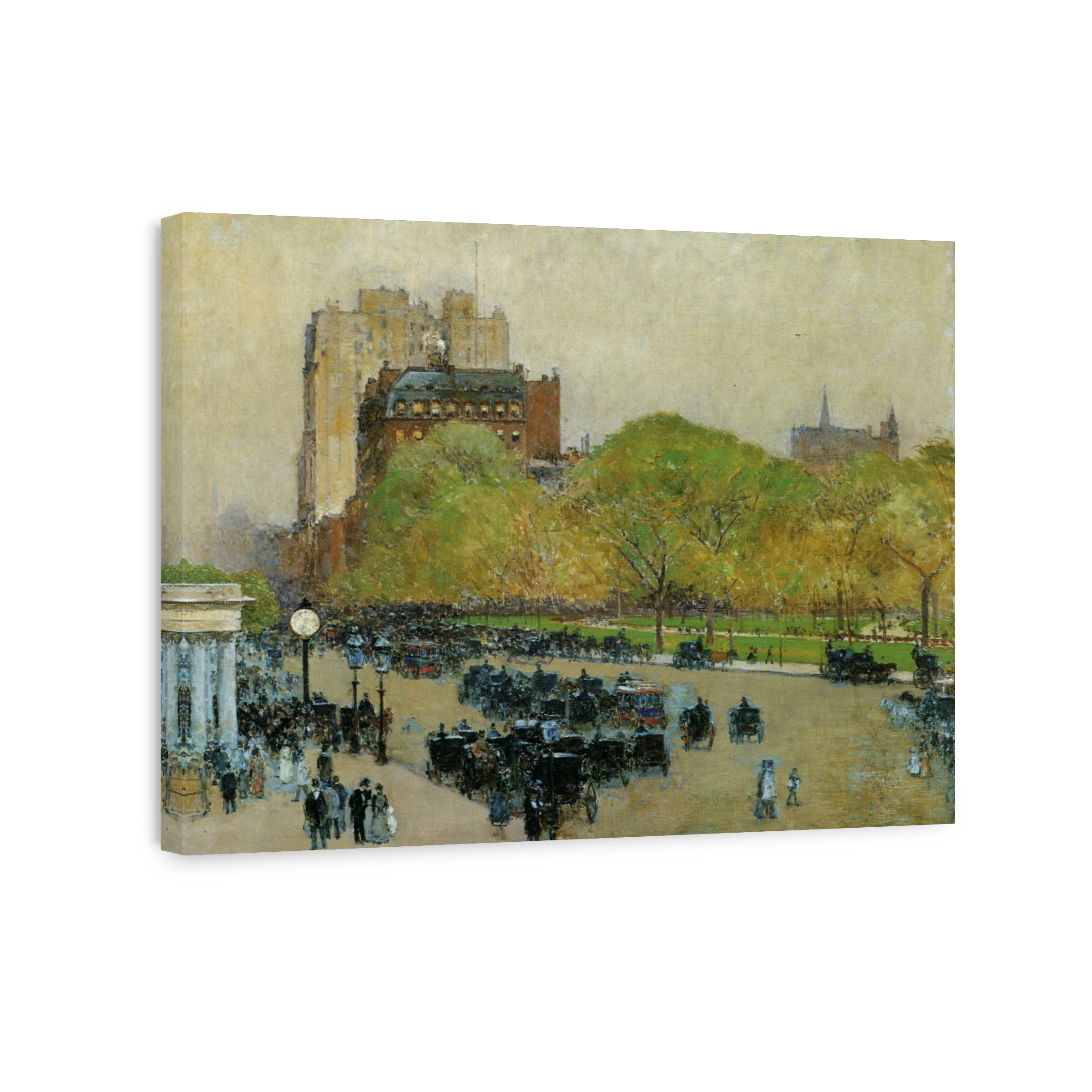 Hassam, Childe (1859 1935)   Spring Morning In The Heart Of New York 1890