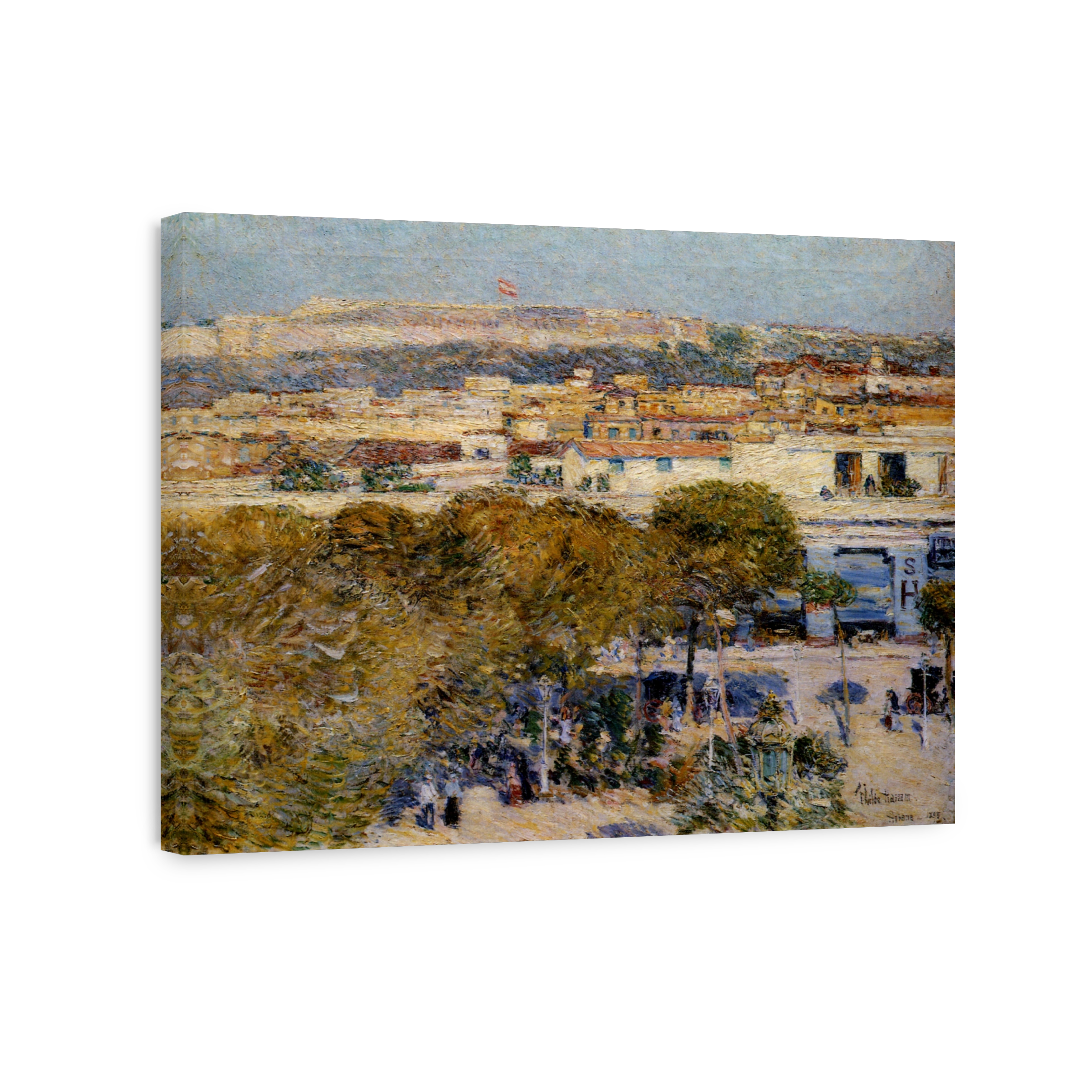 Hassam, Childe (1859 1935)   Place Centrale & Fort Cabanas, Havana 1895