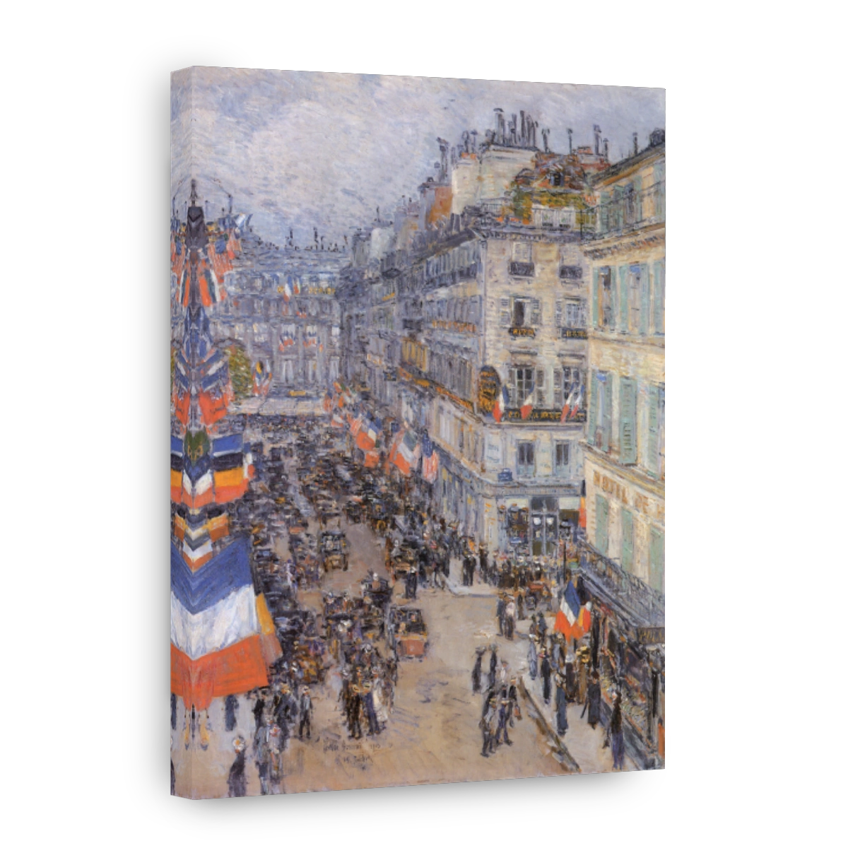 Hassam, Childe (1859 1935)   July Fourteenth, Rue Daunou 1910
