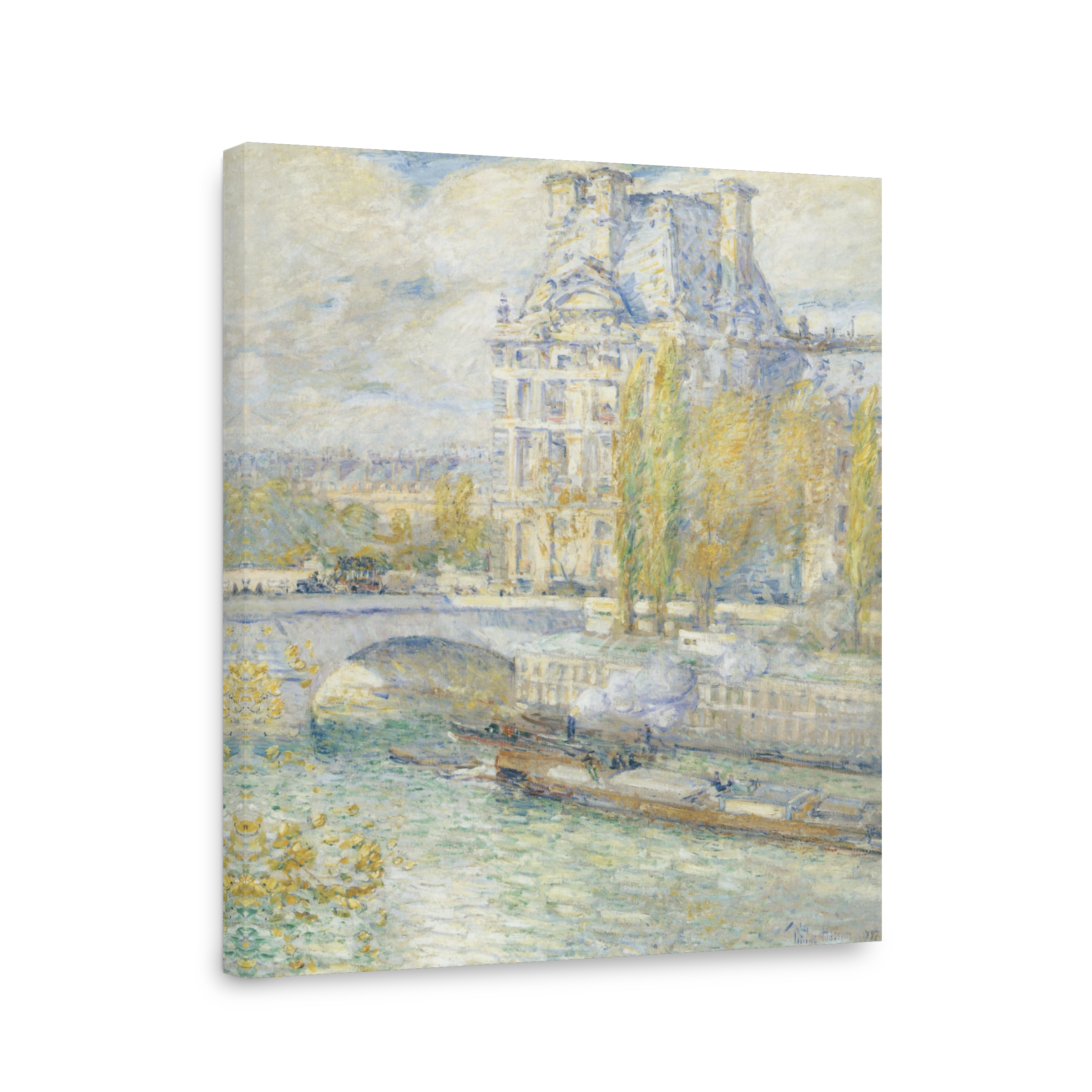 Hassam, Childe (1859 1935)   The Louvre & The Pont Royal 1897