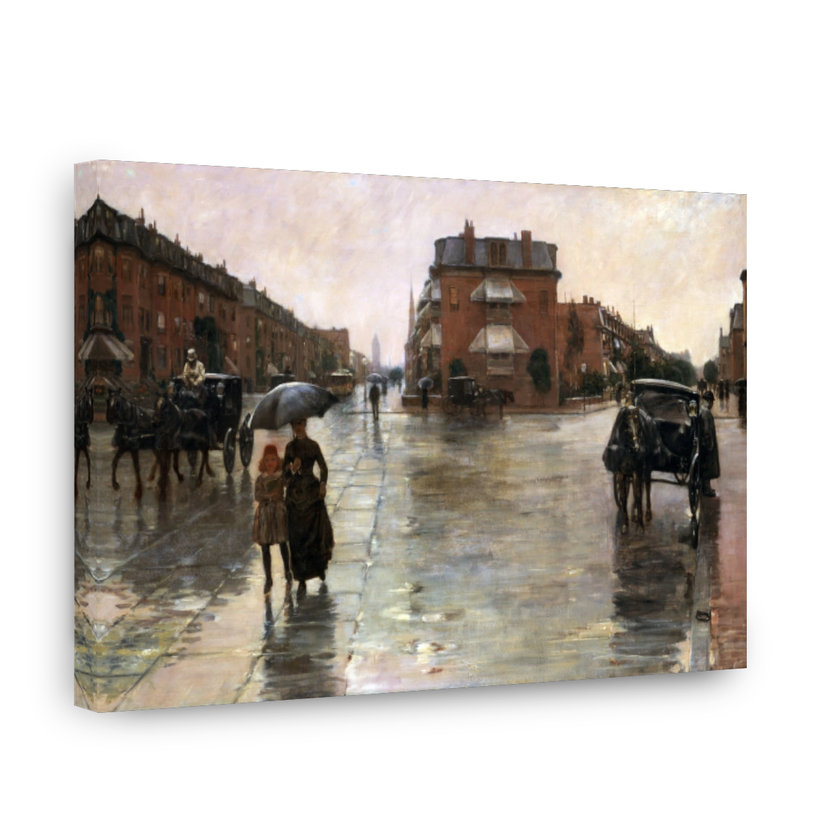 Hassam, Childe (1859 1935)   Rainy Day, Boston 1885