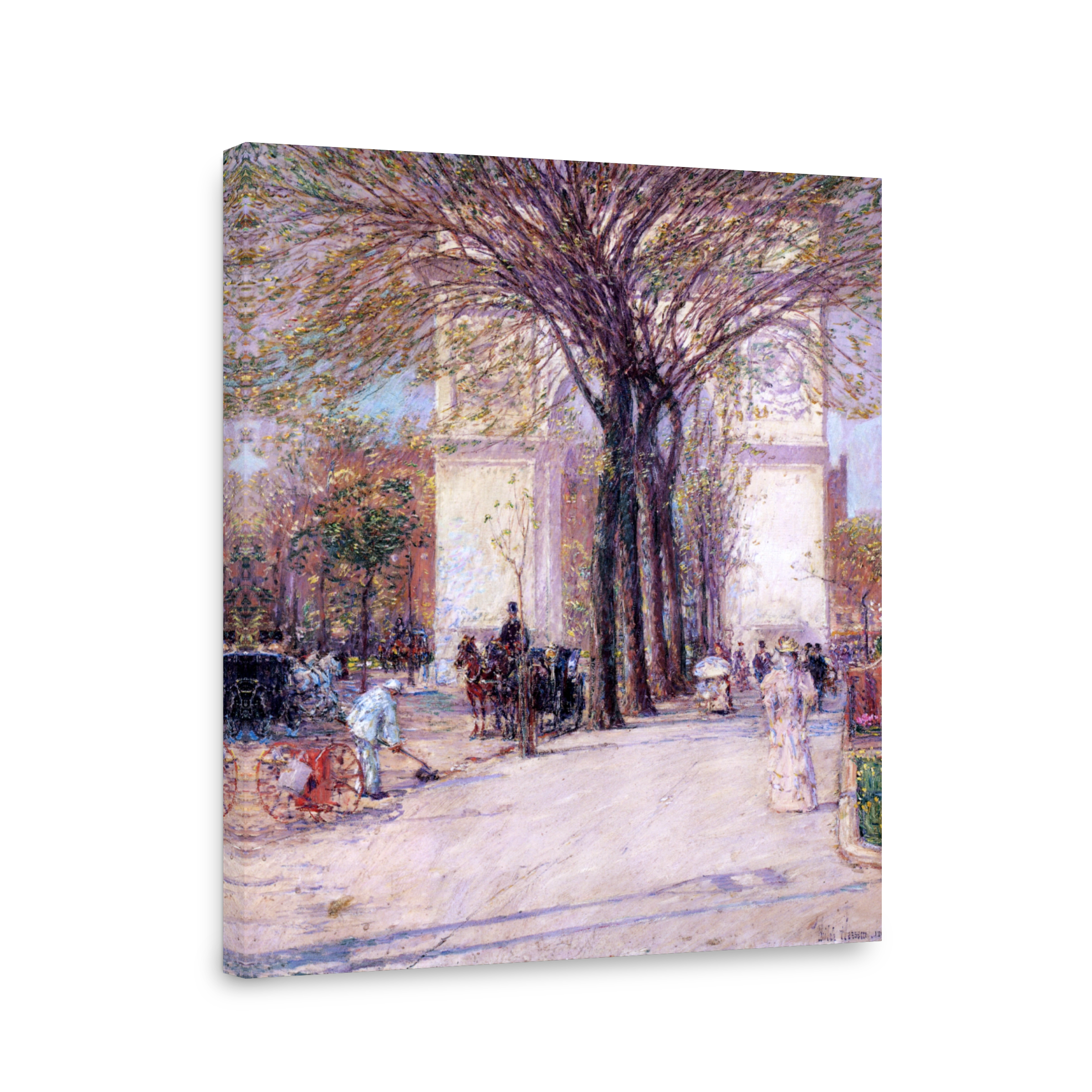 Hassam, Childe (1859 1935)   Washington Arch In Spring 1890