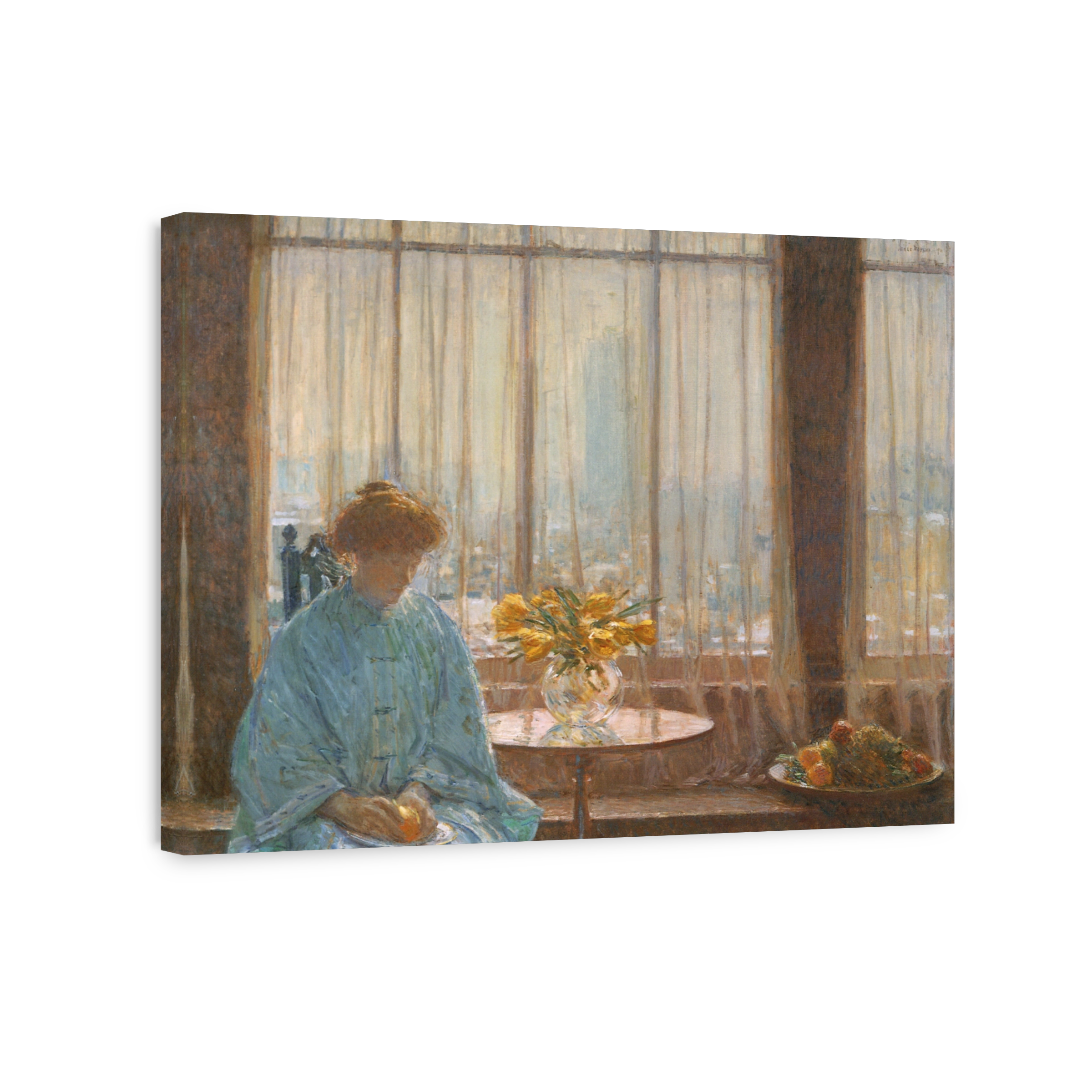 Hassam, Childe (1859 1935)   The Breakfast Room, Winter Morning 1911