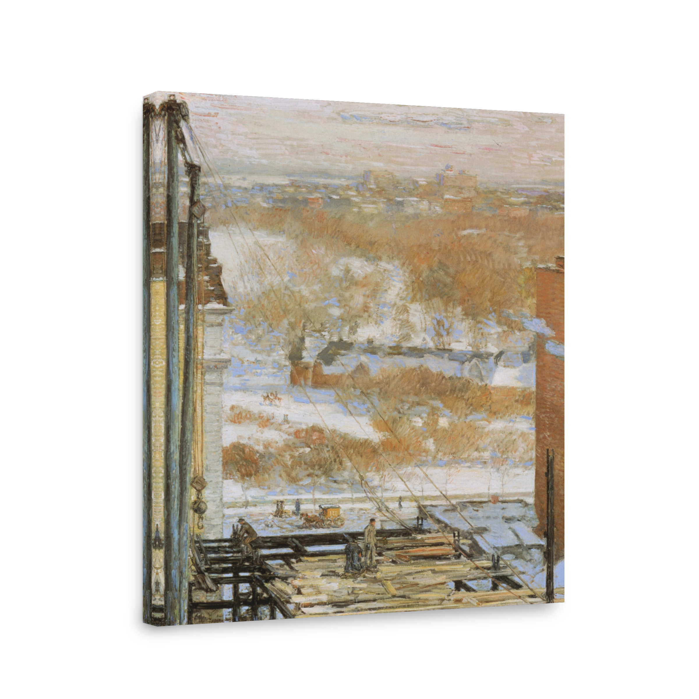 Hassam, Childe (1859 1935)   The Hovel & The Skyscraper 1904