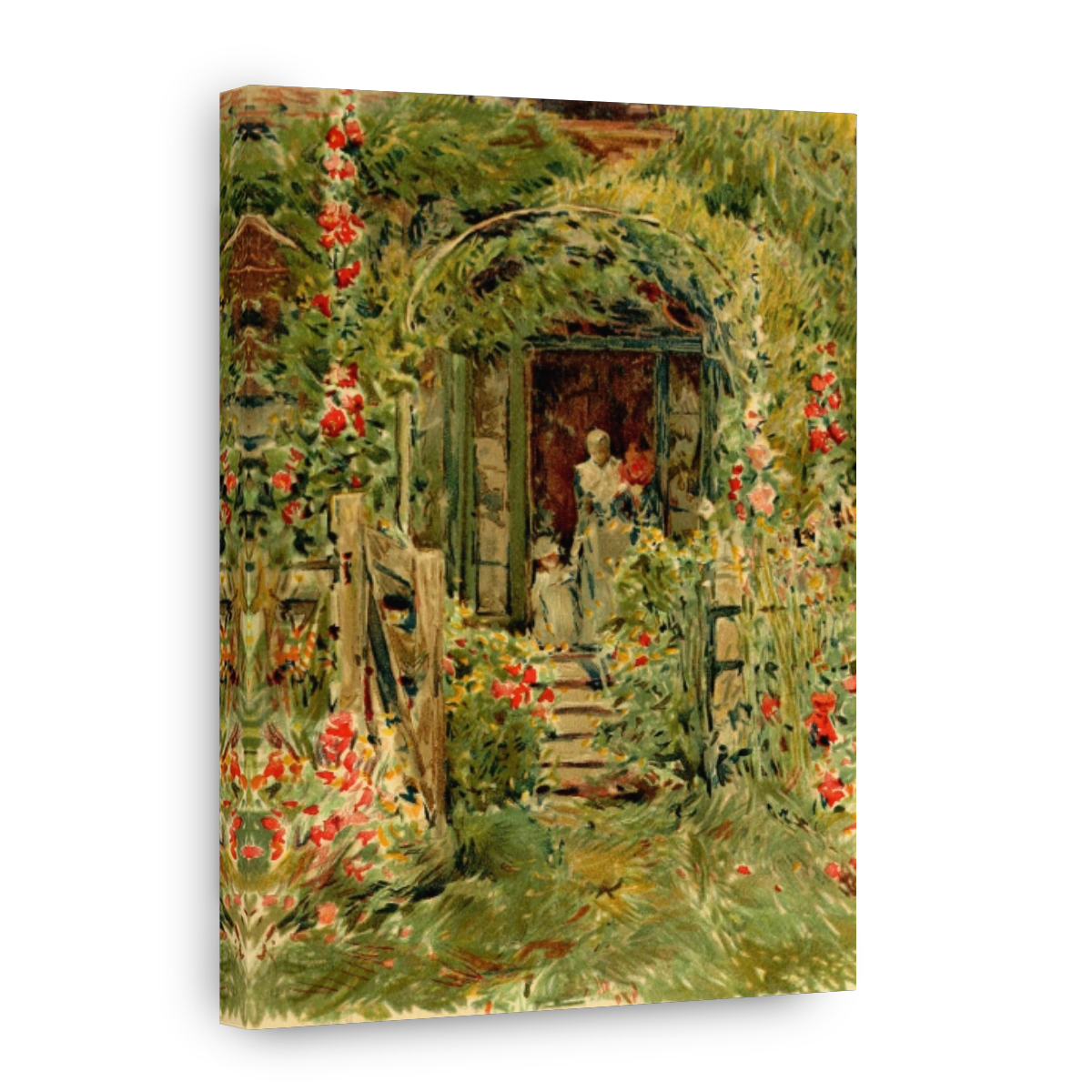 Hassam, Childe (1859 1935)   An Island Garden 1894   Garden In Its Glory
