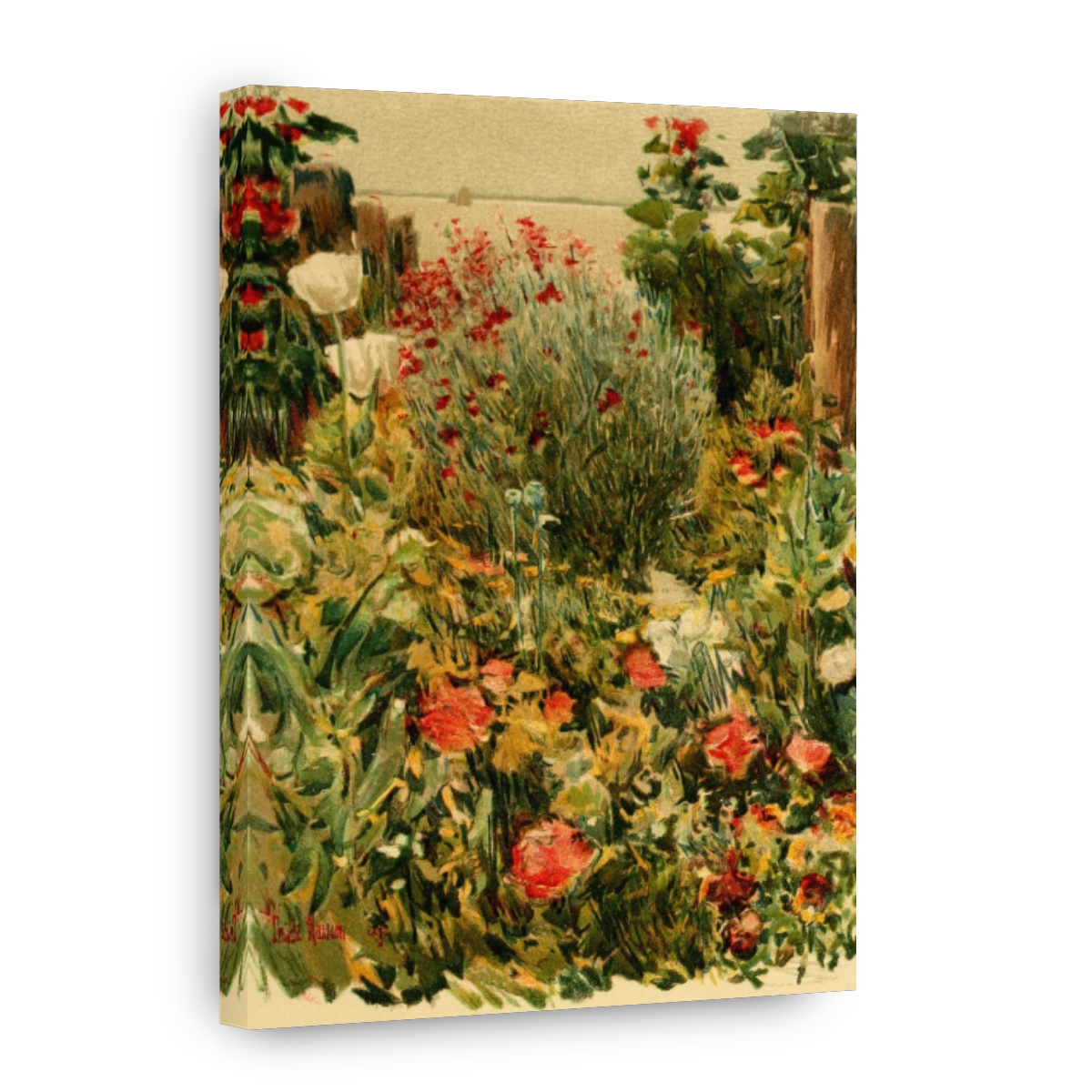 Hassam, Childe (1859 1935)   An Island Garden 1894   The Bride