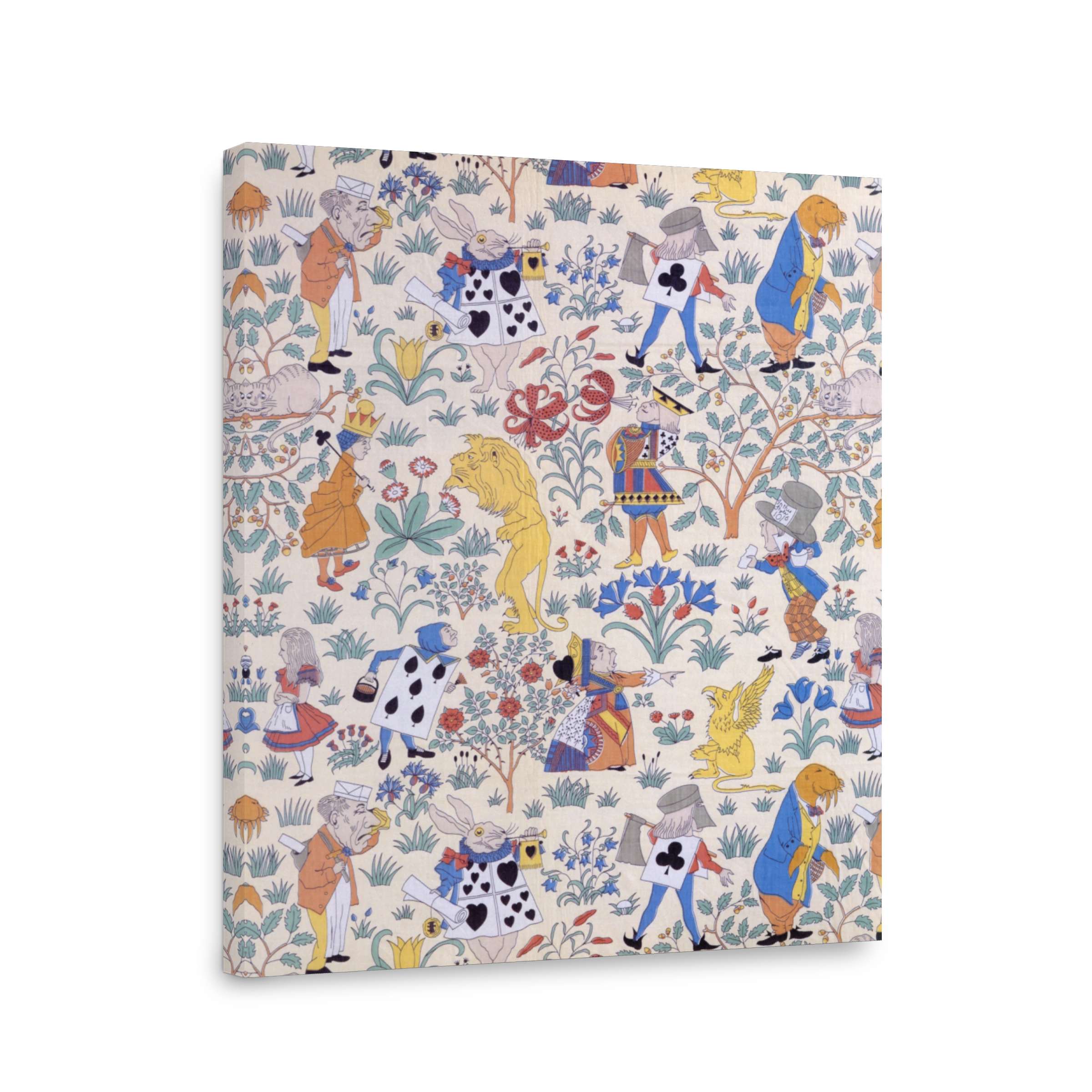 Voysey, Charles F.a. (1857 1941)   Alice In Wonderland Textile Design C.1930