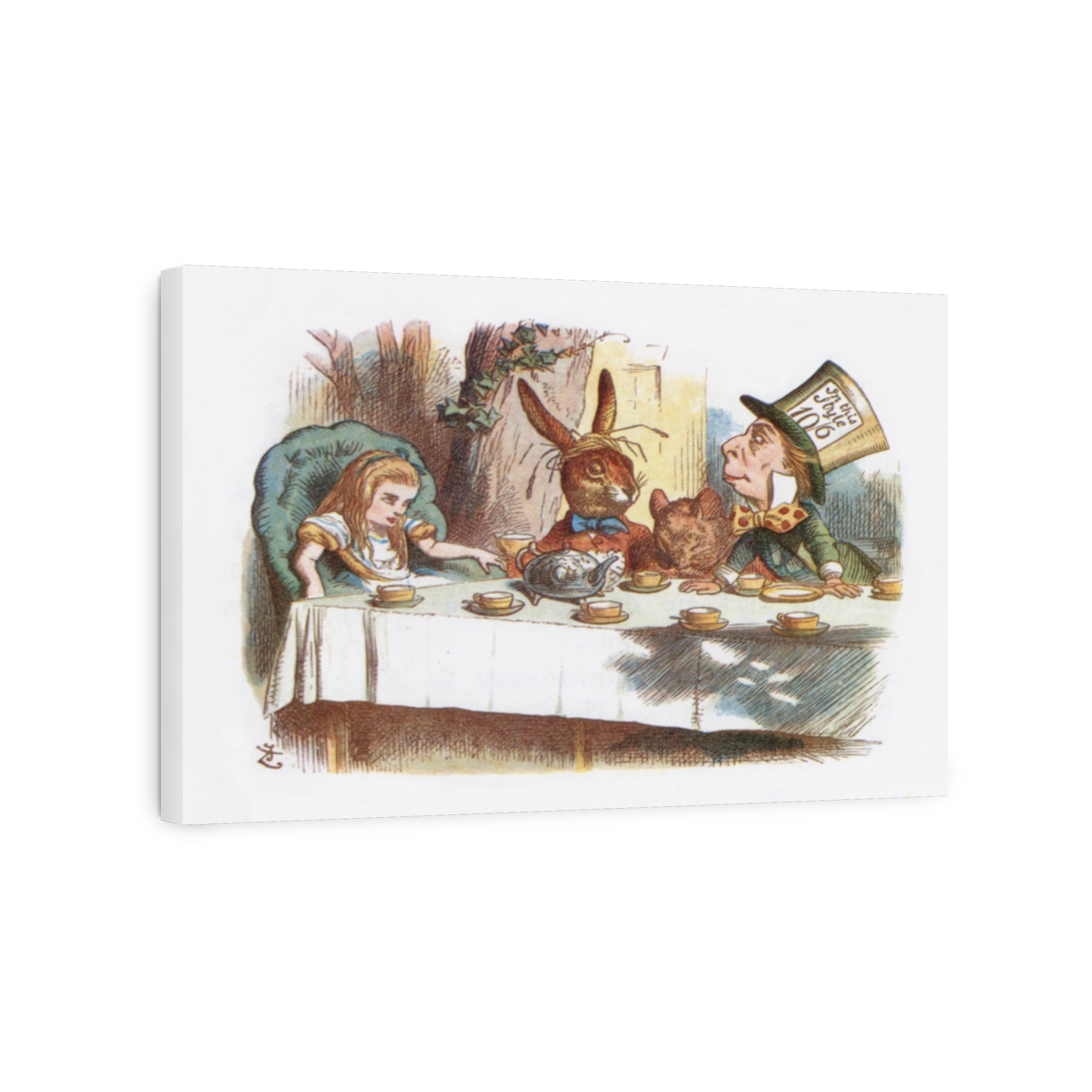 Tenniel, John (1820 1914)   The Nursery Alice 1890   Mad Hatter's Tea Party