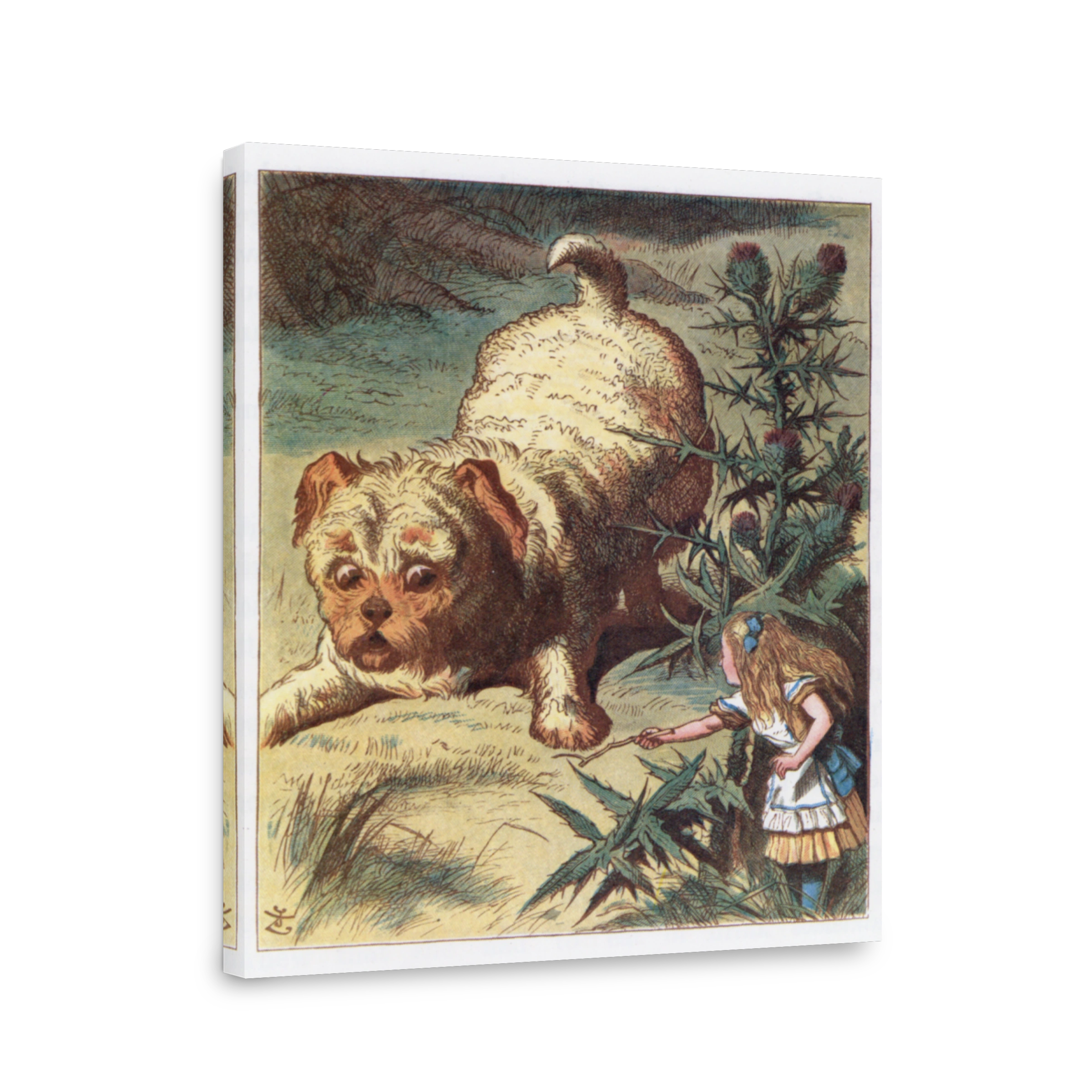 Tenniel, John (1820 1914)   The Nursery Alice 1890   Dash The Puppy