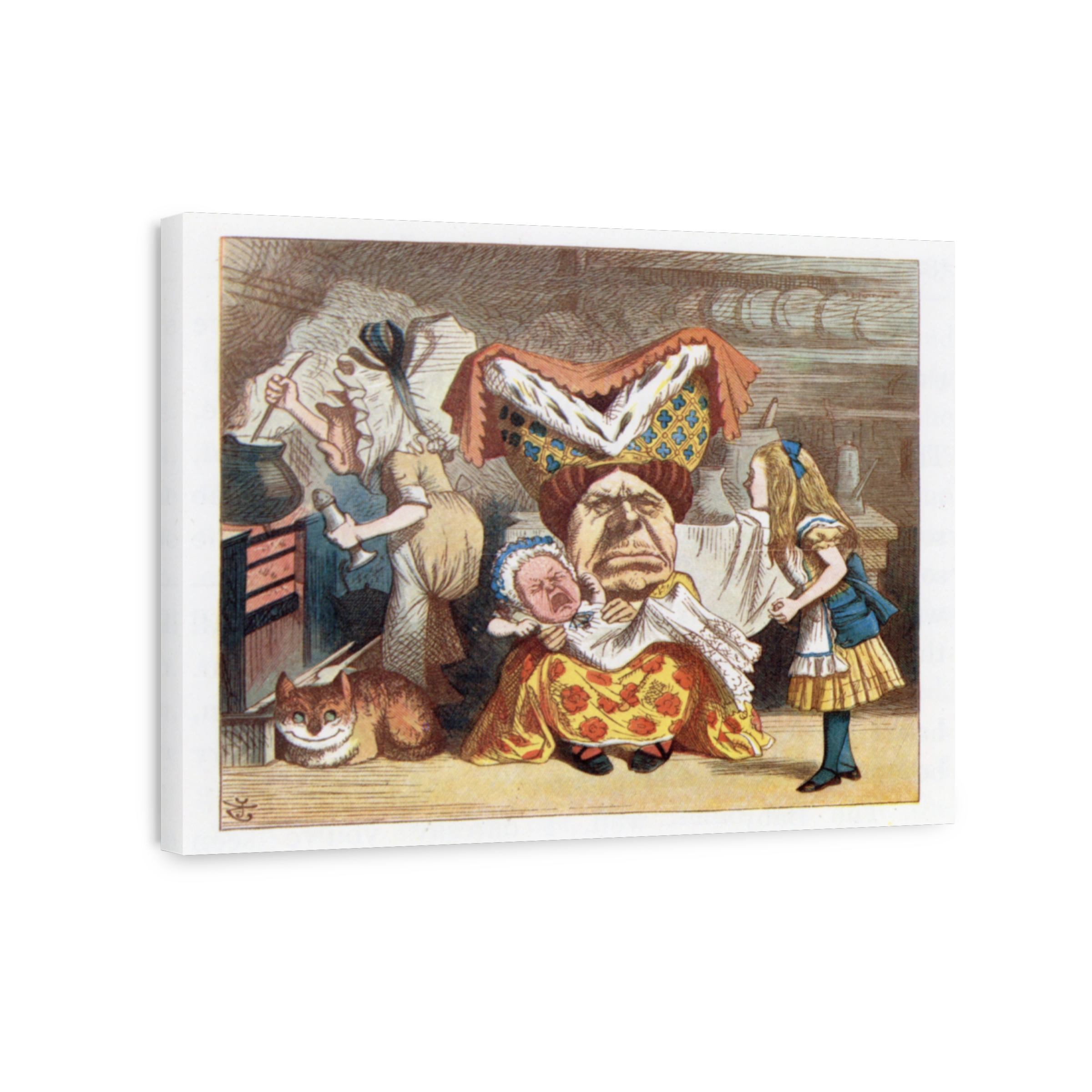 Tenniel, John (1820 1914)   The Nursery Alice 1890   Duchess & The Pig Baby