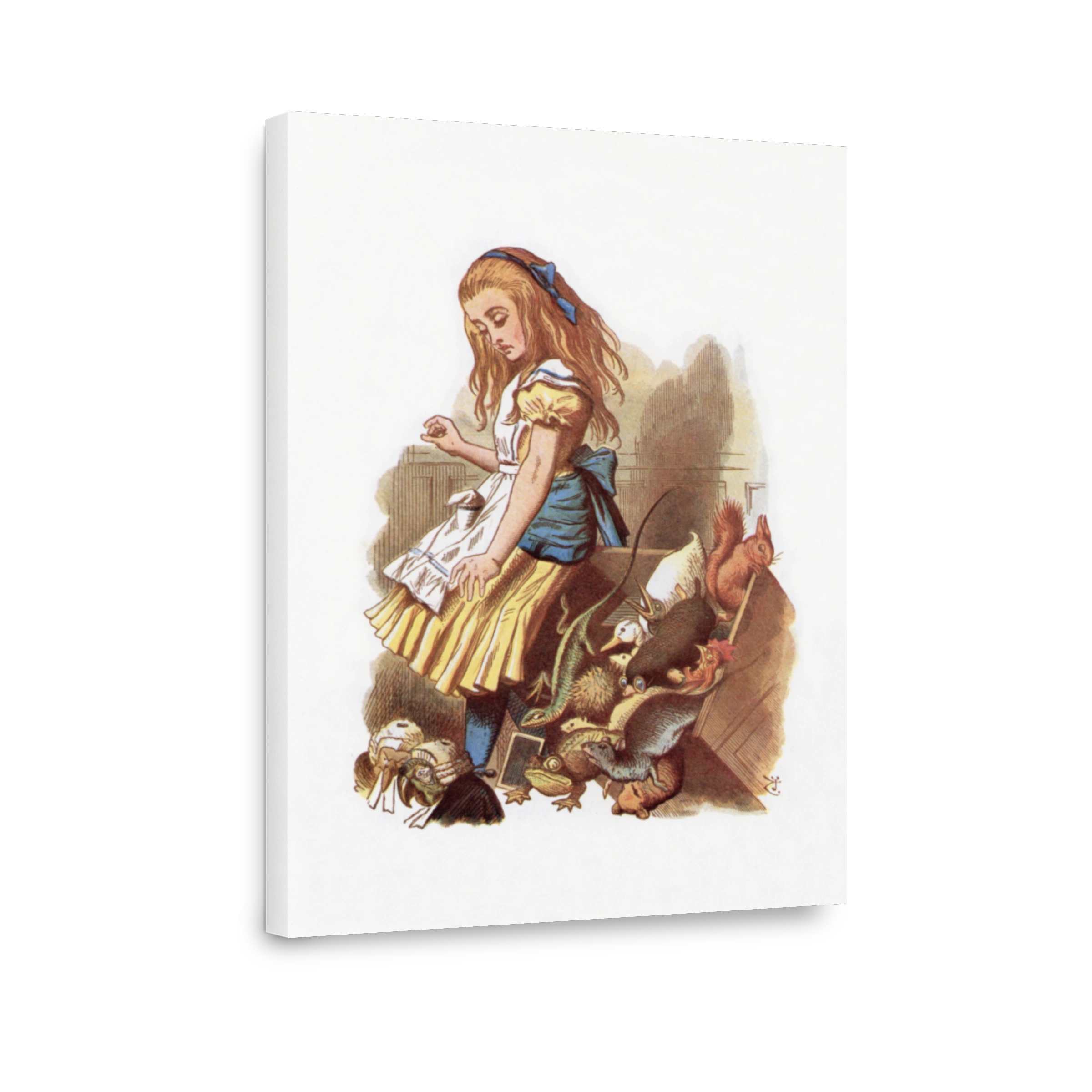 Tenniel, John (1820 1914)   The Nursery Alice 1890   Alice & The Jurors