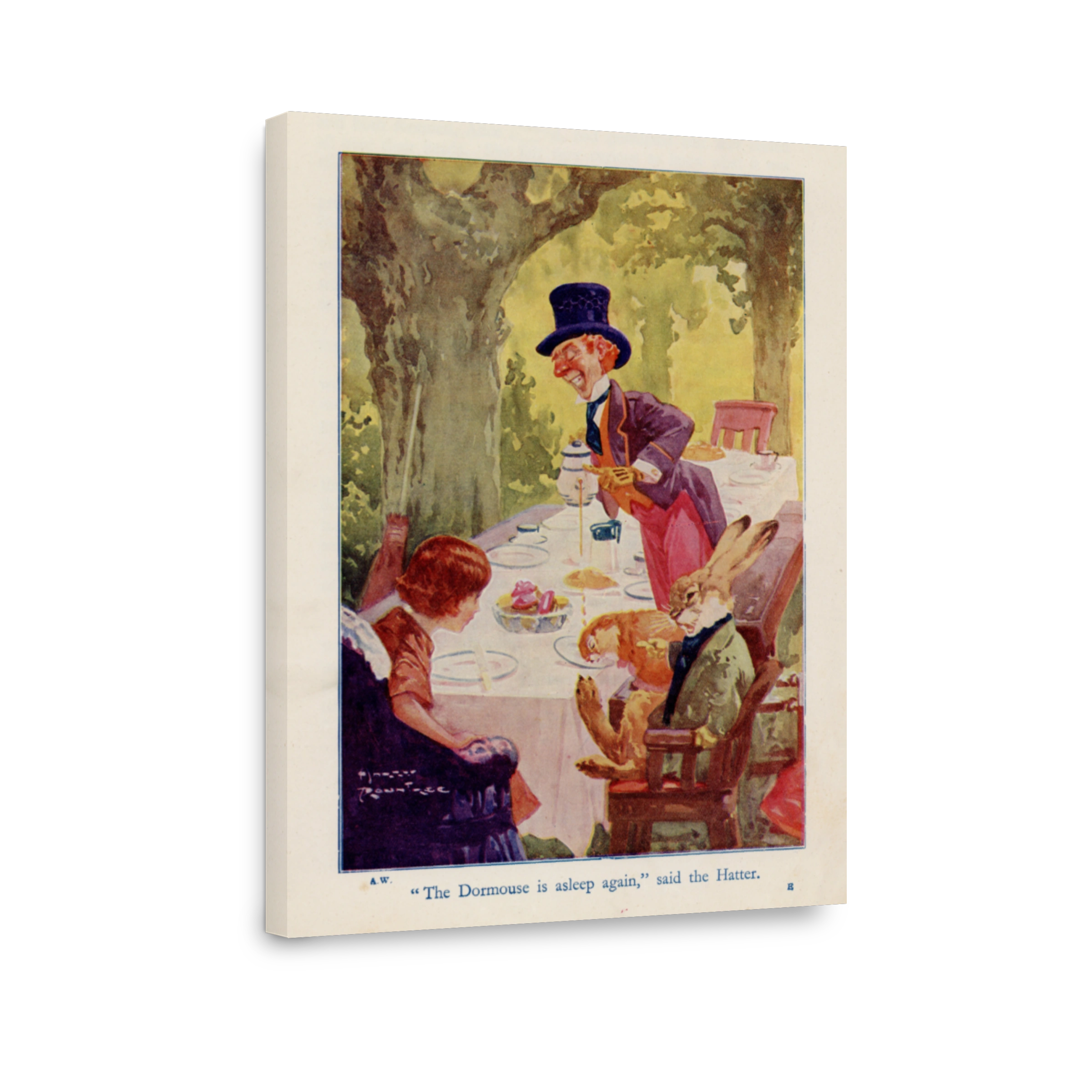 Rountree, Harry (1878 1950)   Alice In Wonderland 1928   Dormouse Is Asleep