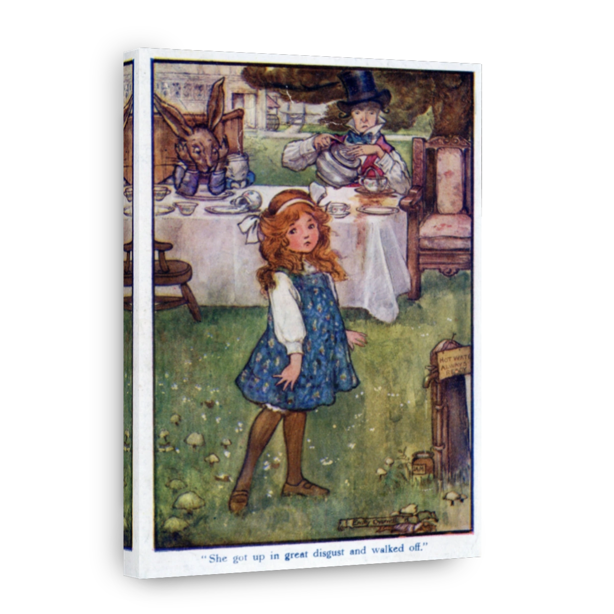 Overnell, Emily (1870 1915)   Alice In Wonderland 1912   Got Up In Disgust