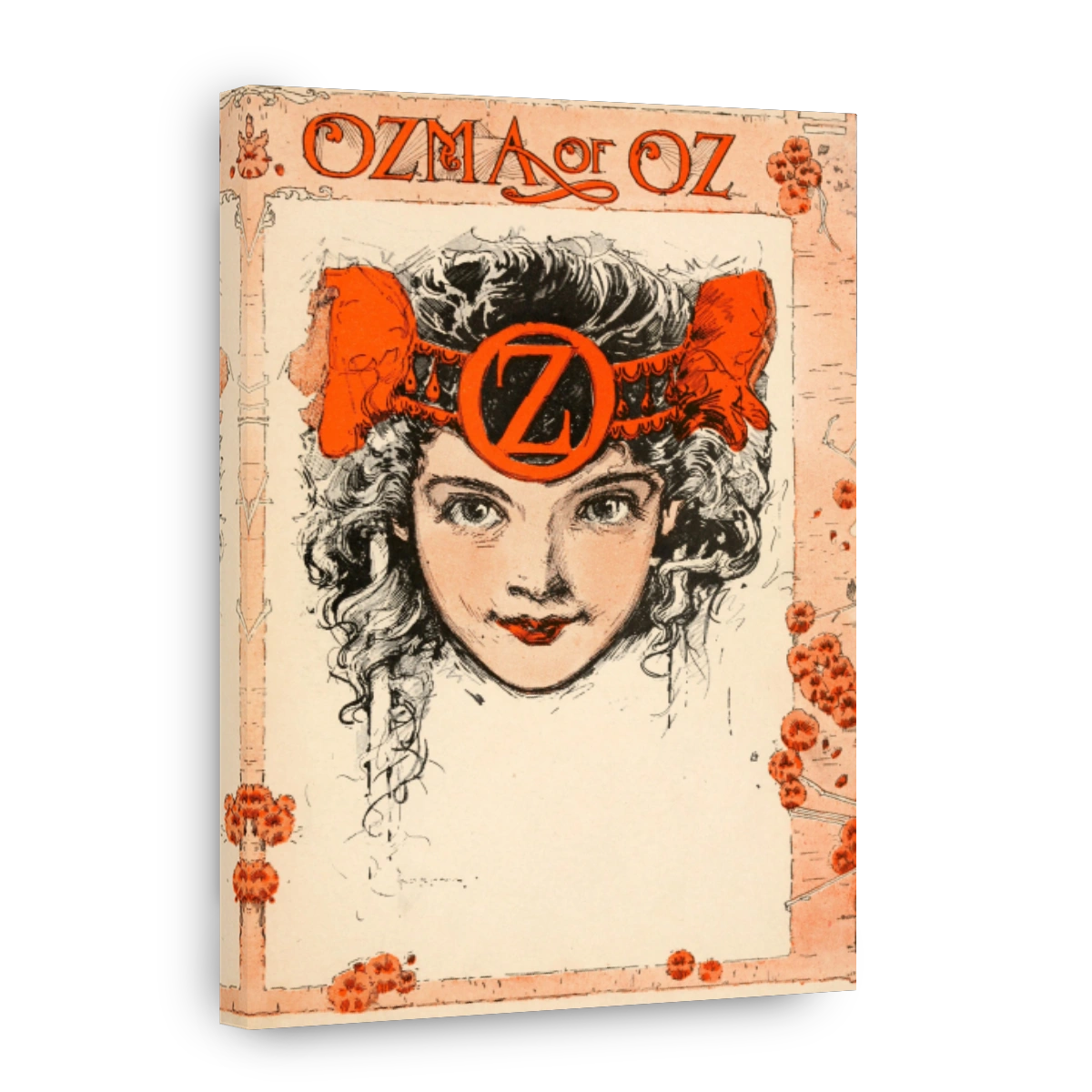 #neill, John R. (1877 1943)   The Emerald City Of Oz 1910   Endpaper, Ozma Of Oz