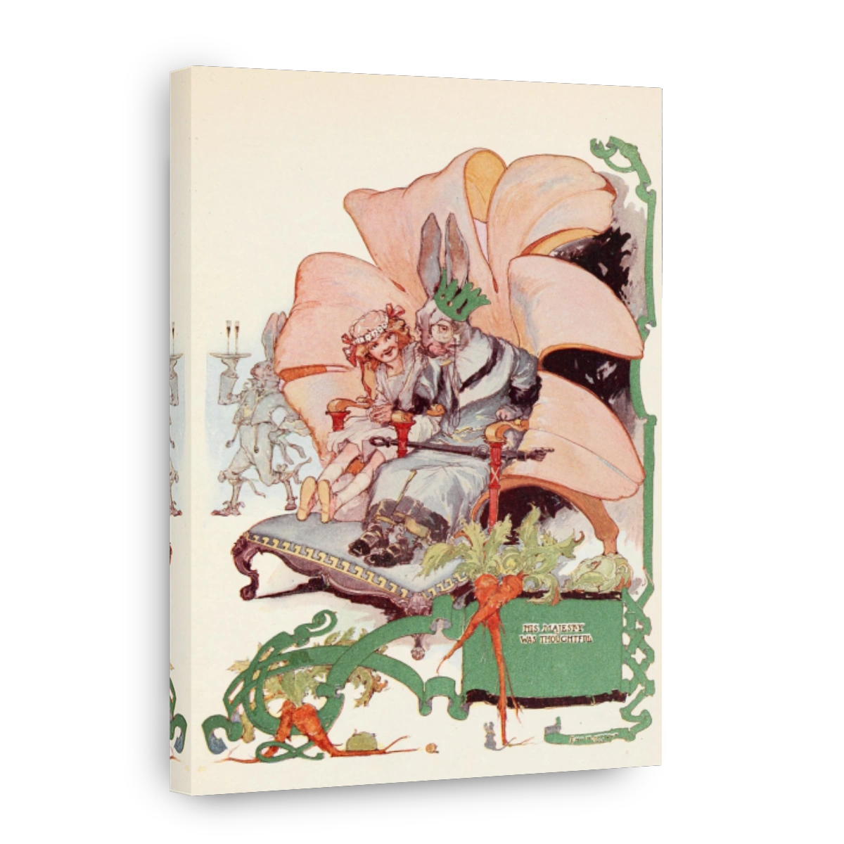 Neill, John R. (1877 1943)   The Emerald City Of Oz 1910   His Majesty Was Thoughtful