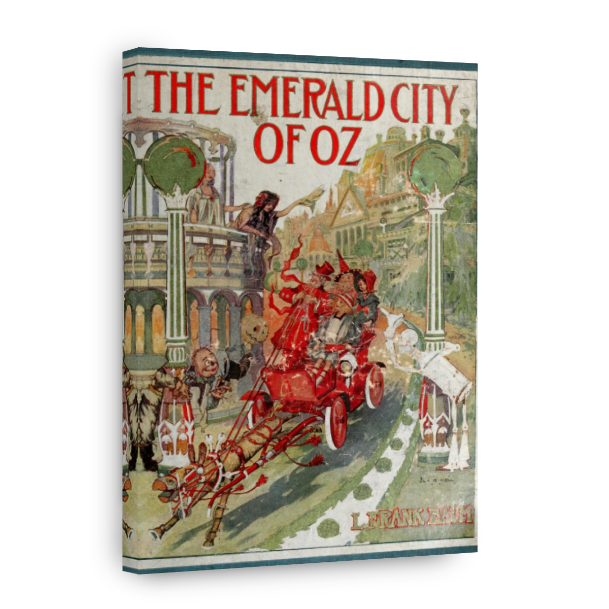 #neill, John R. (1877 1943)   The Emerald City Of Oz 1910   Cover