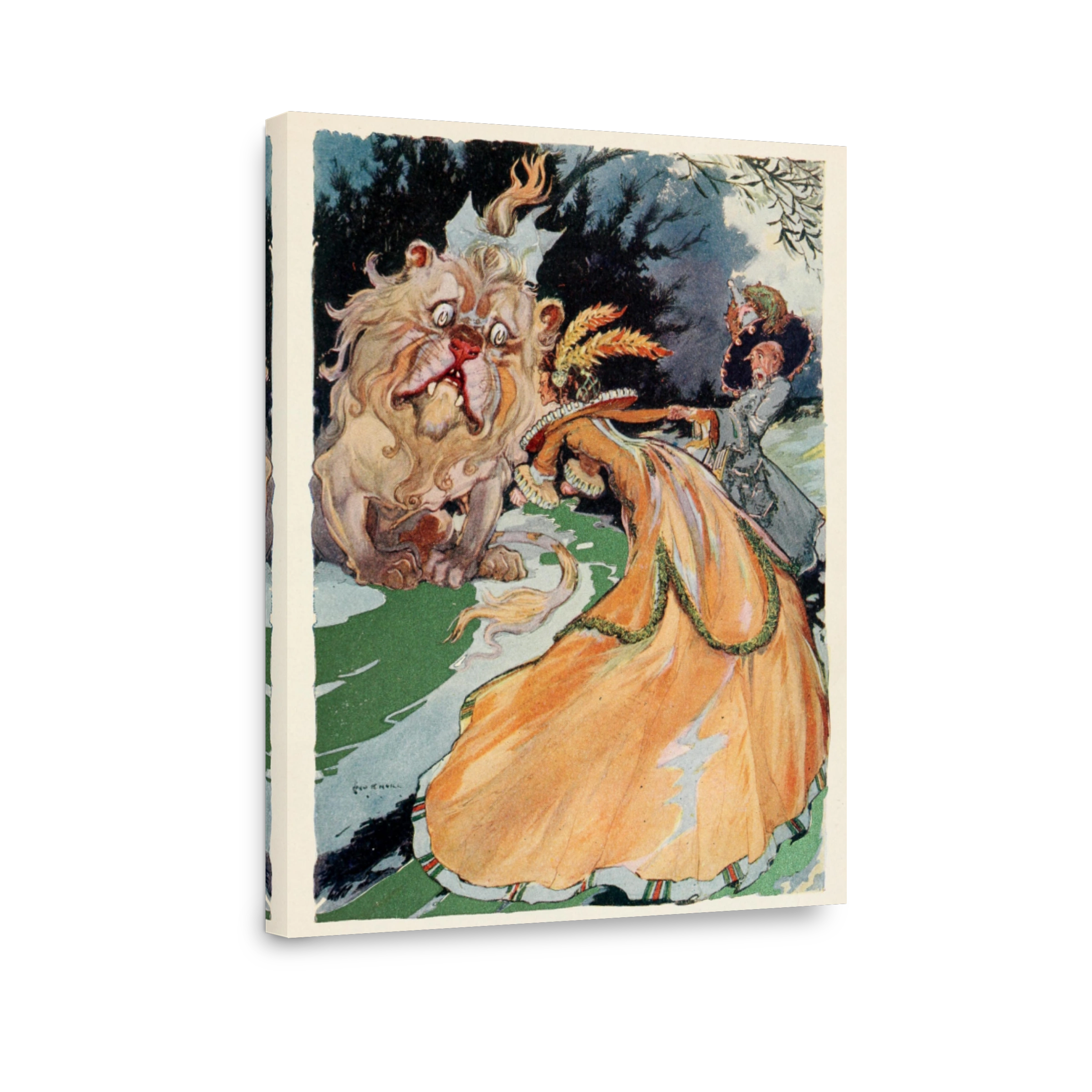 Neill, John R. (1877 1943)   The Emerald City Of Oz 1910   Cowardly Lion