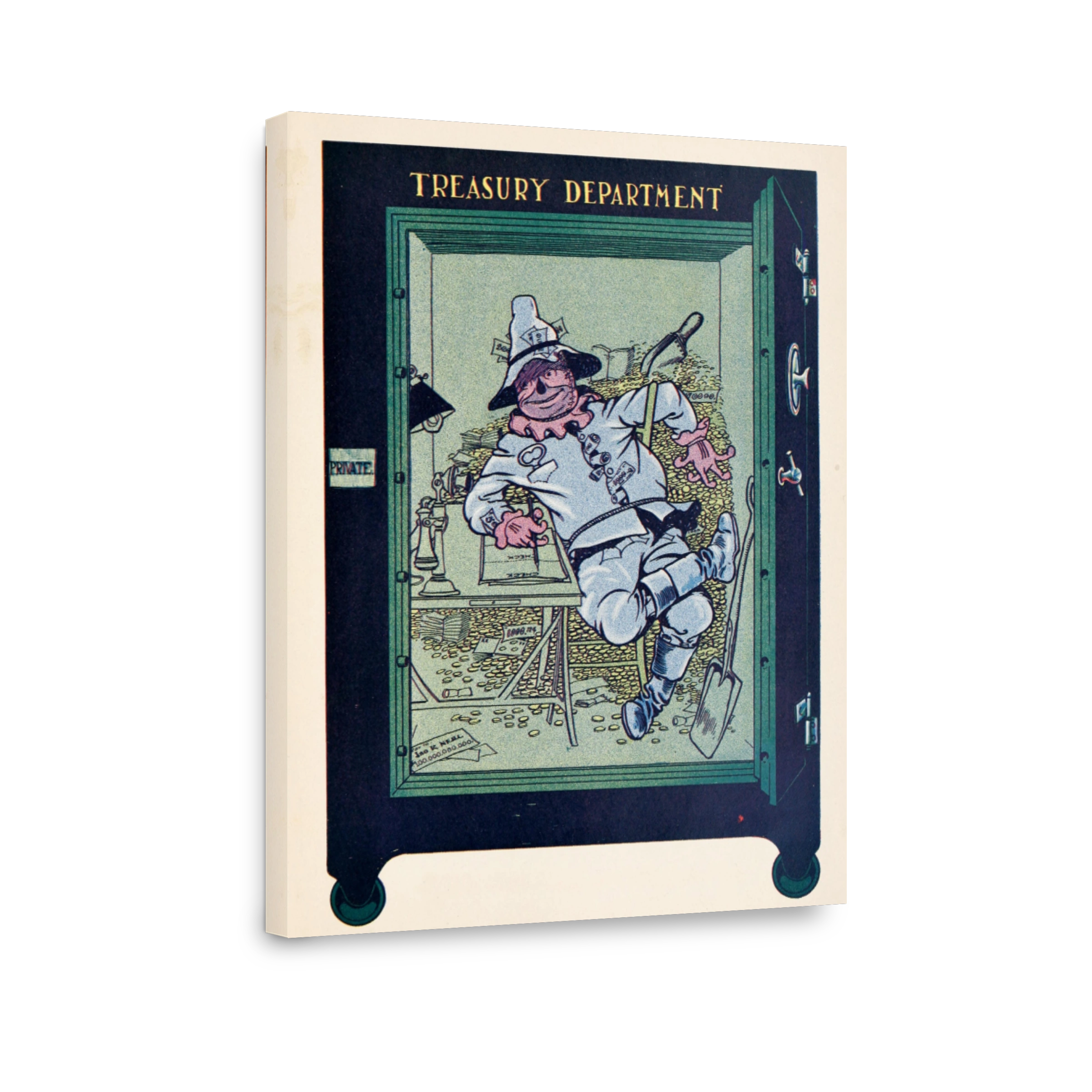 Neill, J.r. (1877 1943)   Marvelous Land Of Oz 1904   Scarecrow As Royal Treasurer