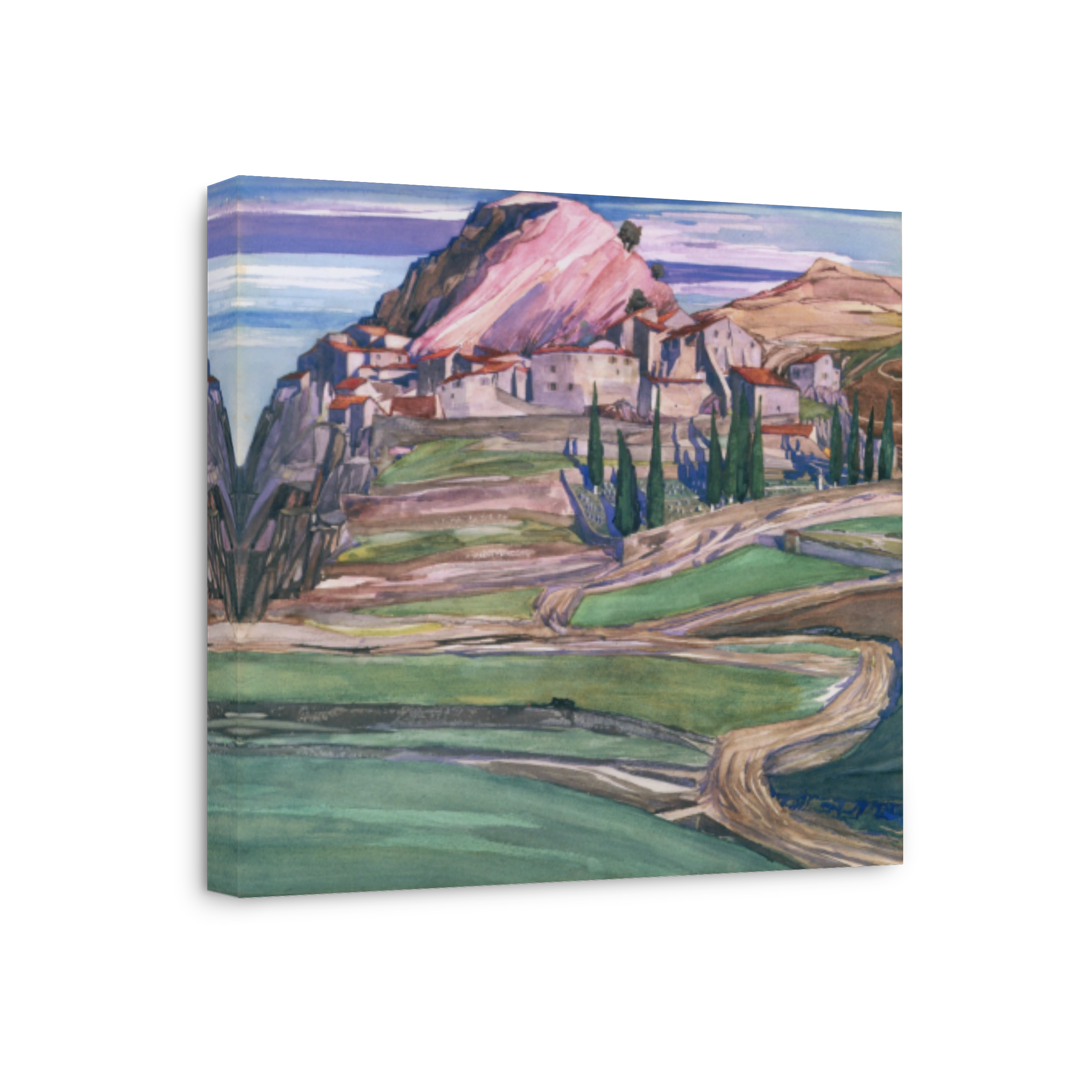 Mackintosh, Charles R (1868 1928)   A Hill Town In Southern France 1925 6