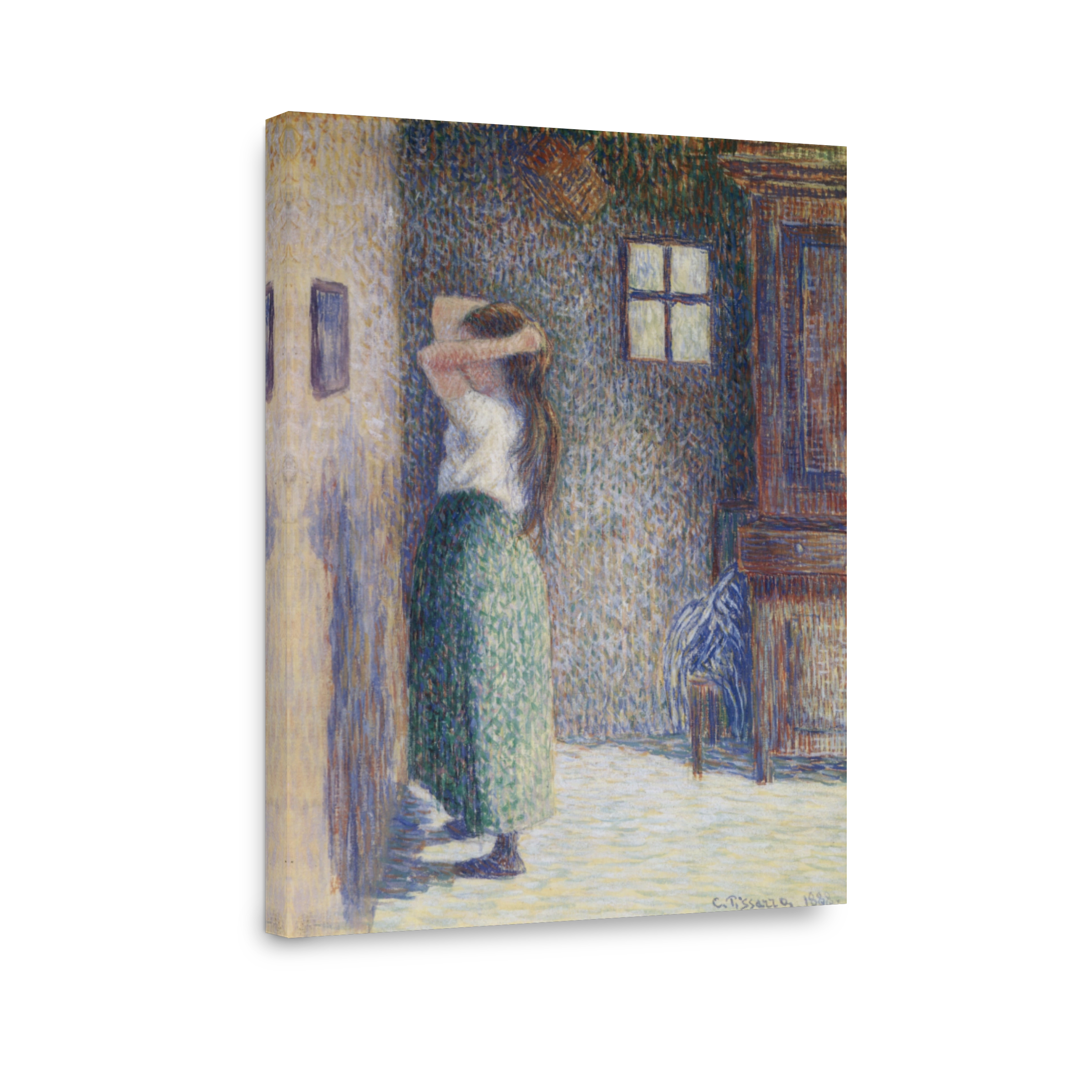 Pissarro, C. (1830 1903)   Woman In Front Of A Mirror 1887