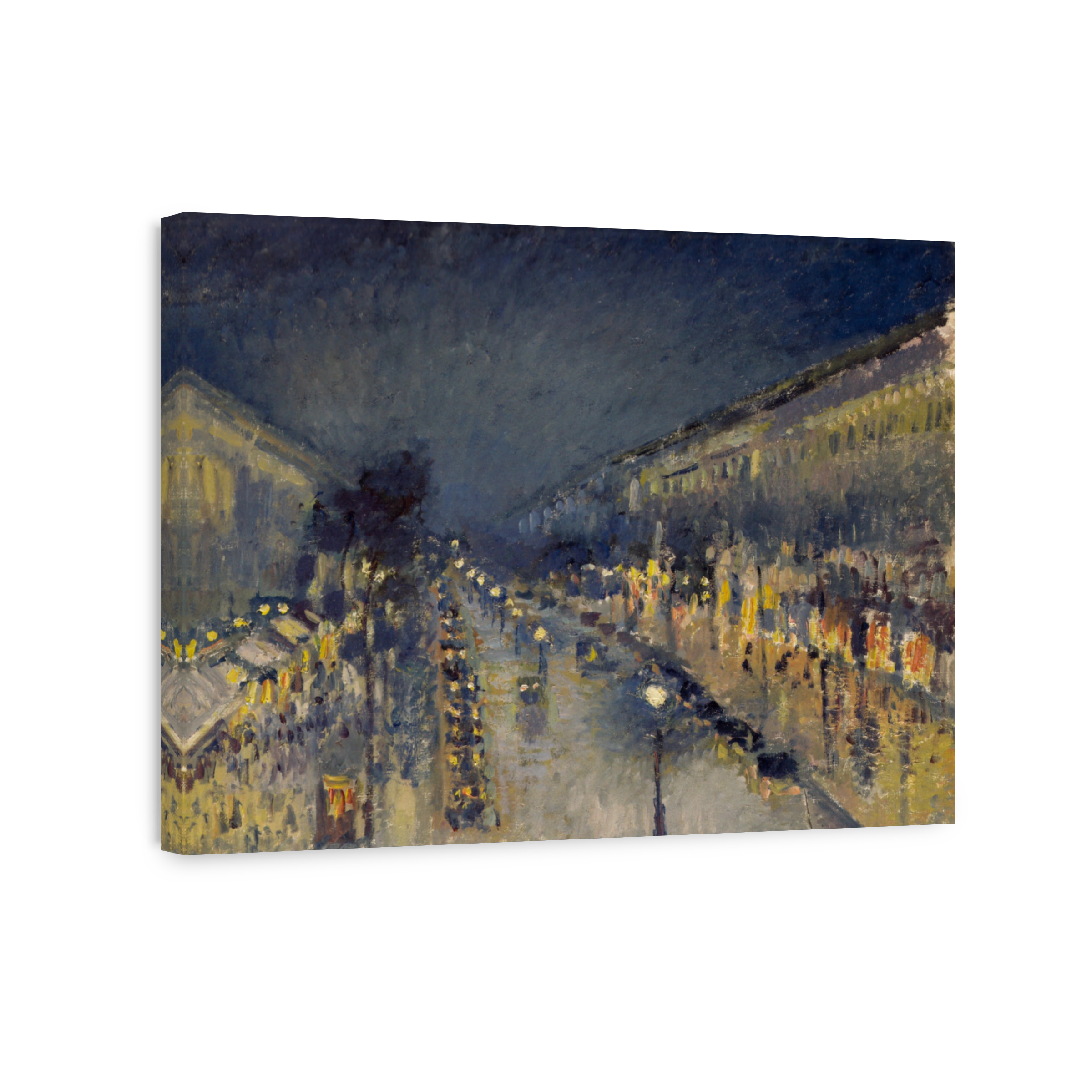 Pissarro, C. (1830 1903)   The Boulevard Montmartre At Night 1897