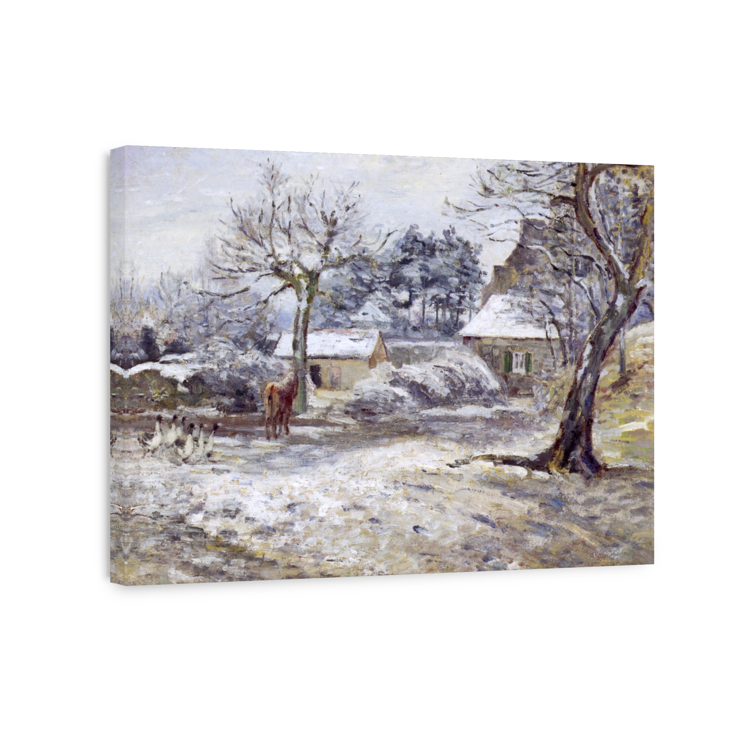 Pissarro, C. (1830 1903)   Snow At Montfoucault 1874