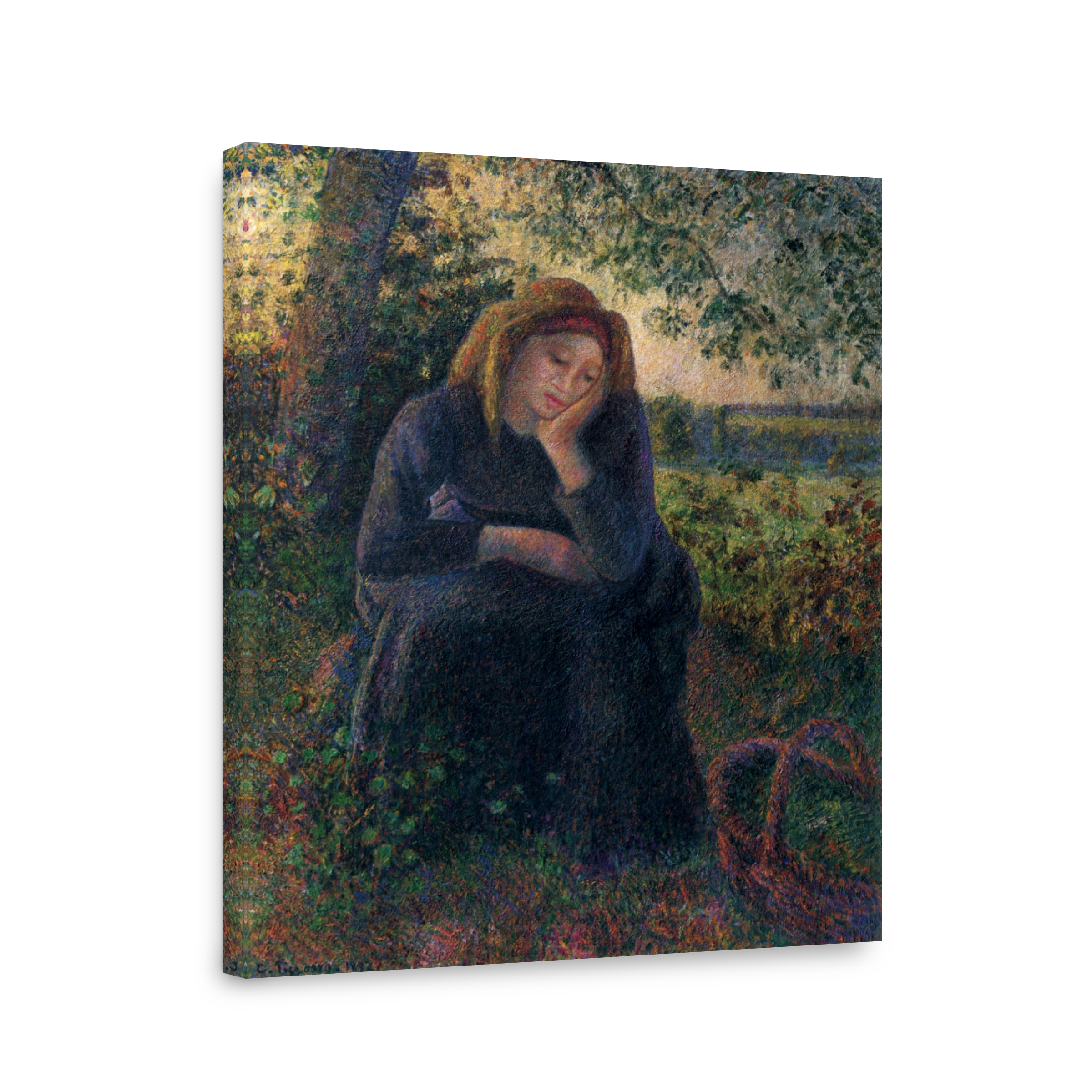 Pissarro, C. (1830 1903)   Seated Peasant, Sunset 1892