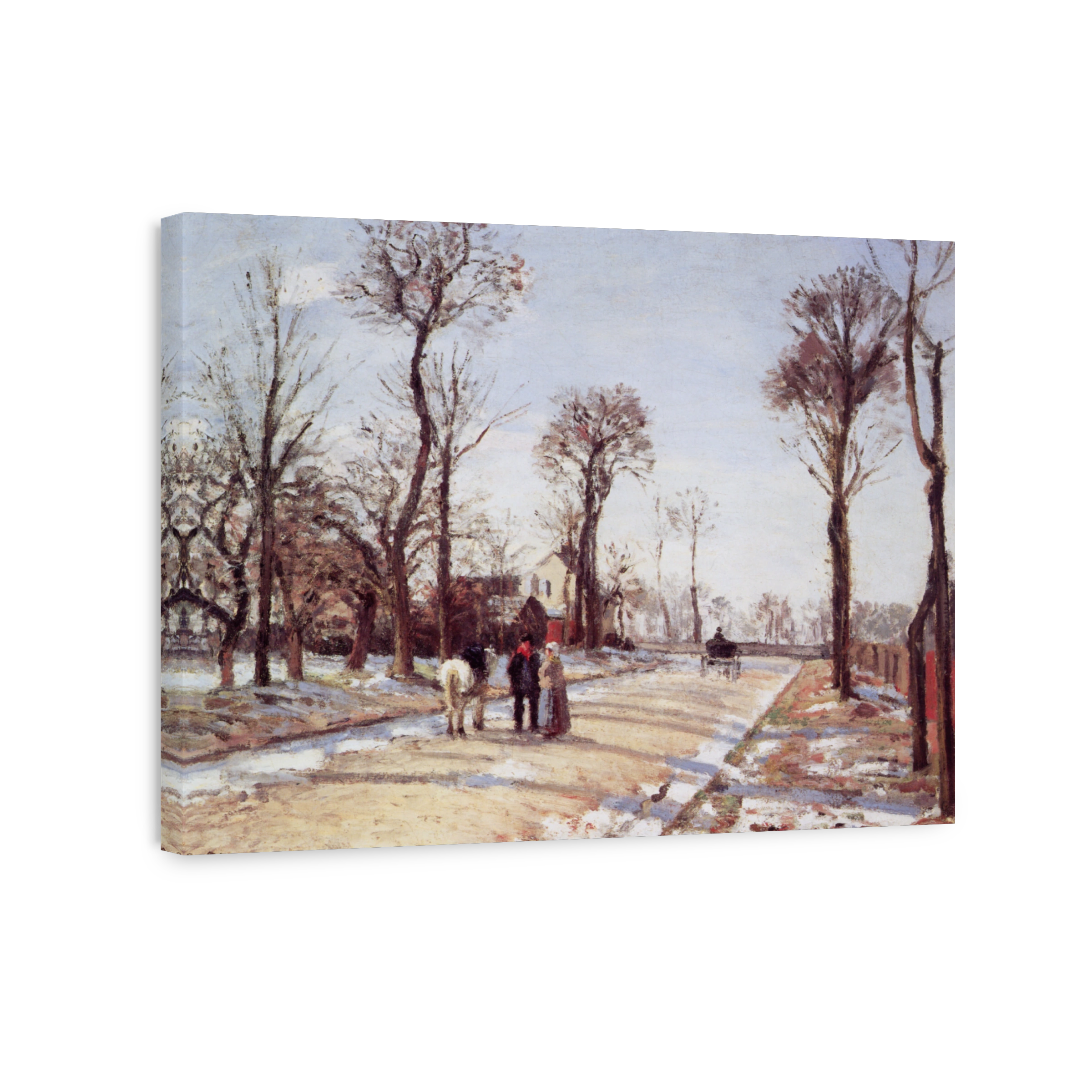 Pissarro, C. (1830 1903)   Road, Winter Sun & Snow C.1869 70