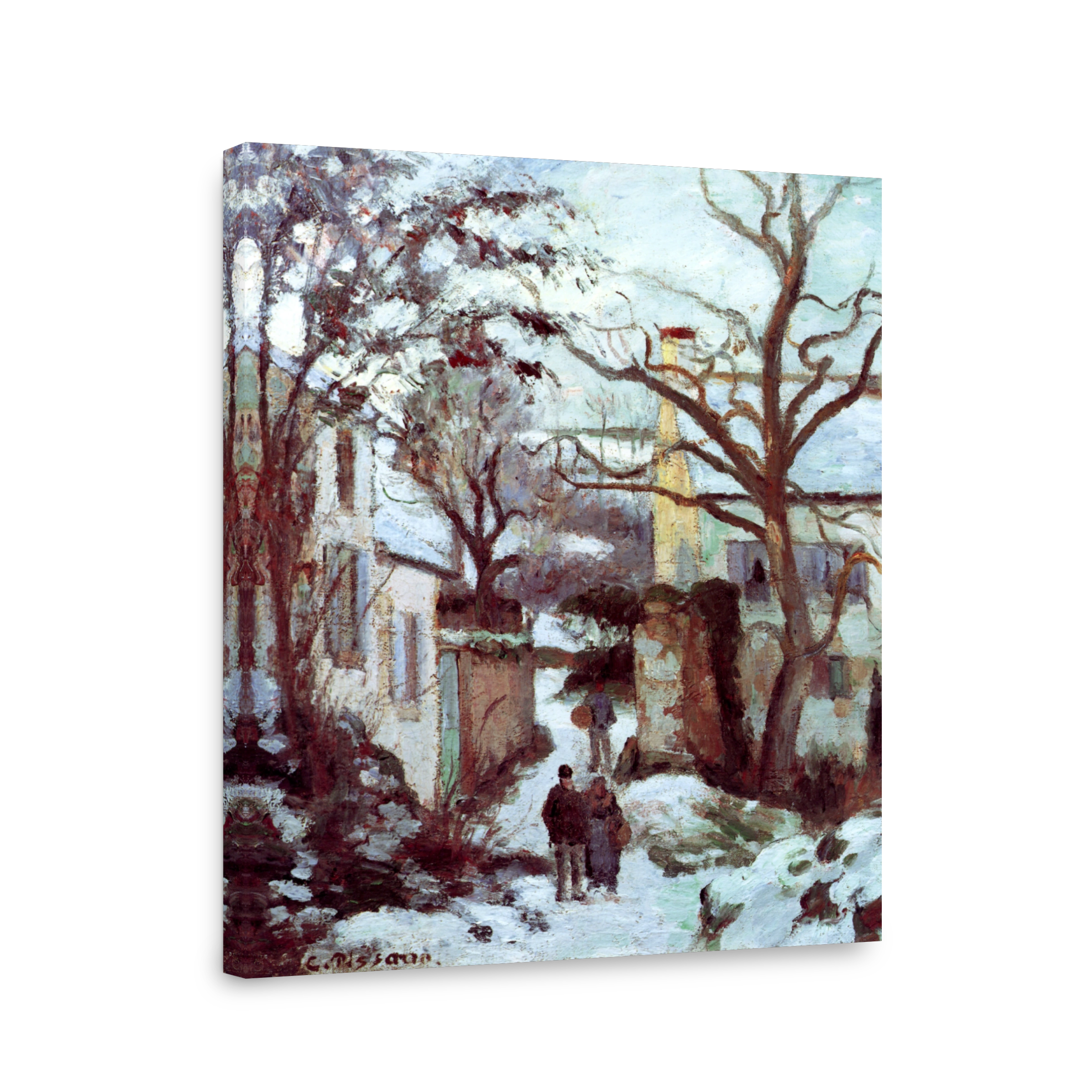 Pissarro, C. (1830 1903)   Road To L'hermitage In The Snow C.1874