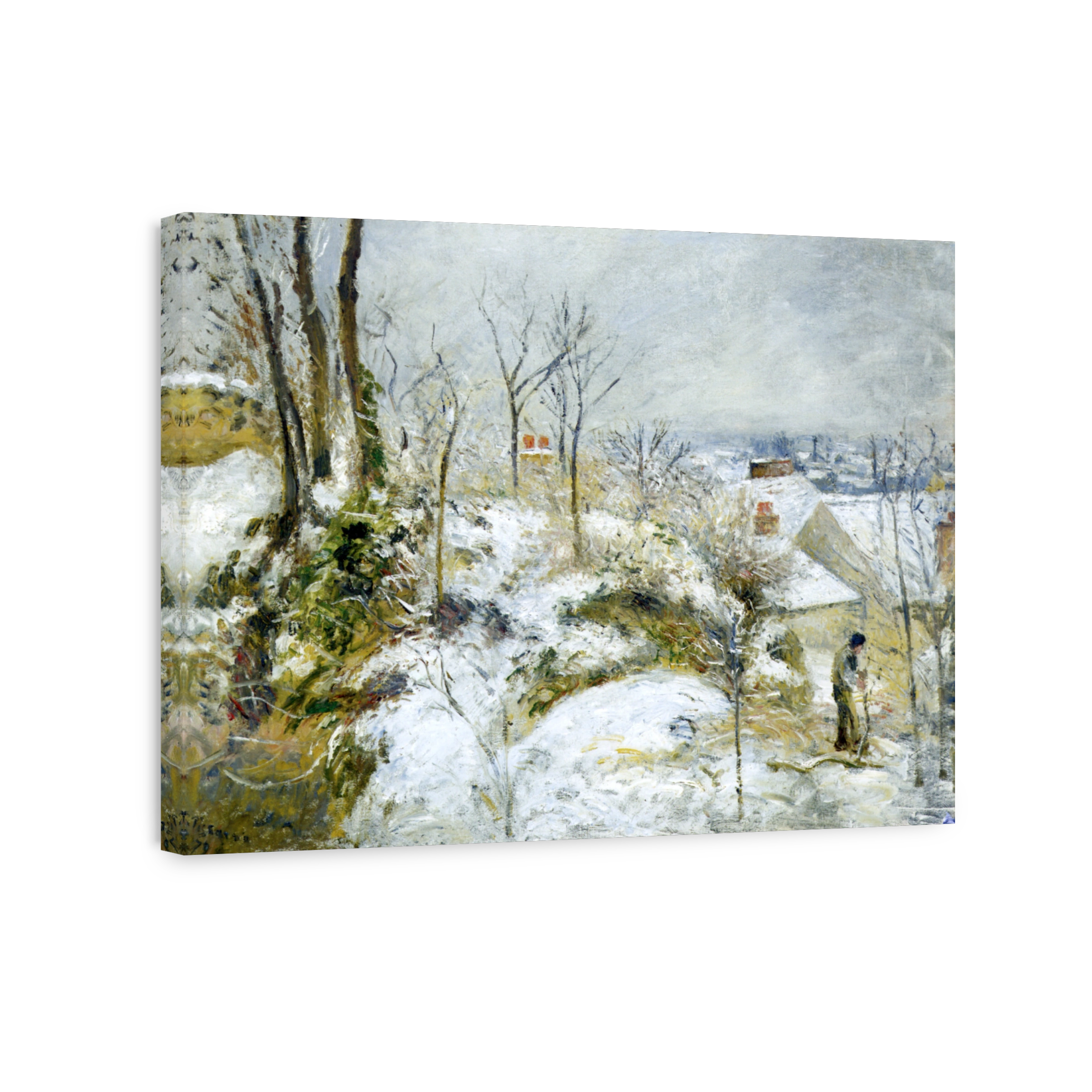Pissarro, C. (1830 1903)   Rabbit Warren At Pontoise, Snow 1879