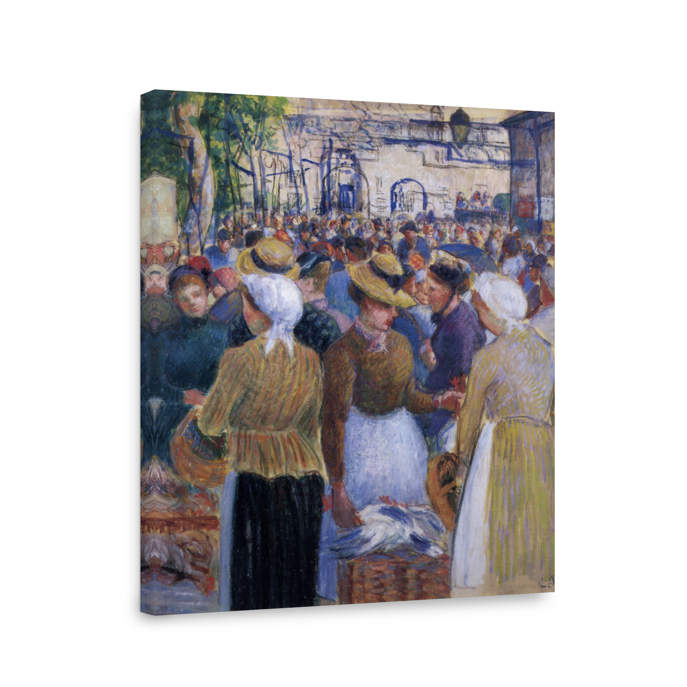 Pissarro, C. (1830 1903)   Poultry Market At Gisors 1889