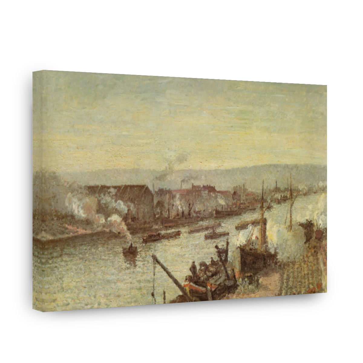 Pissarro, C. (1830 1903)   Port Of Rouen, Saint Sever 1896