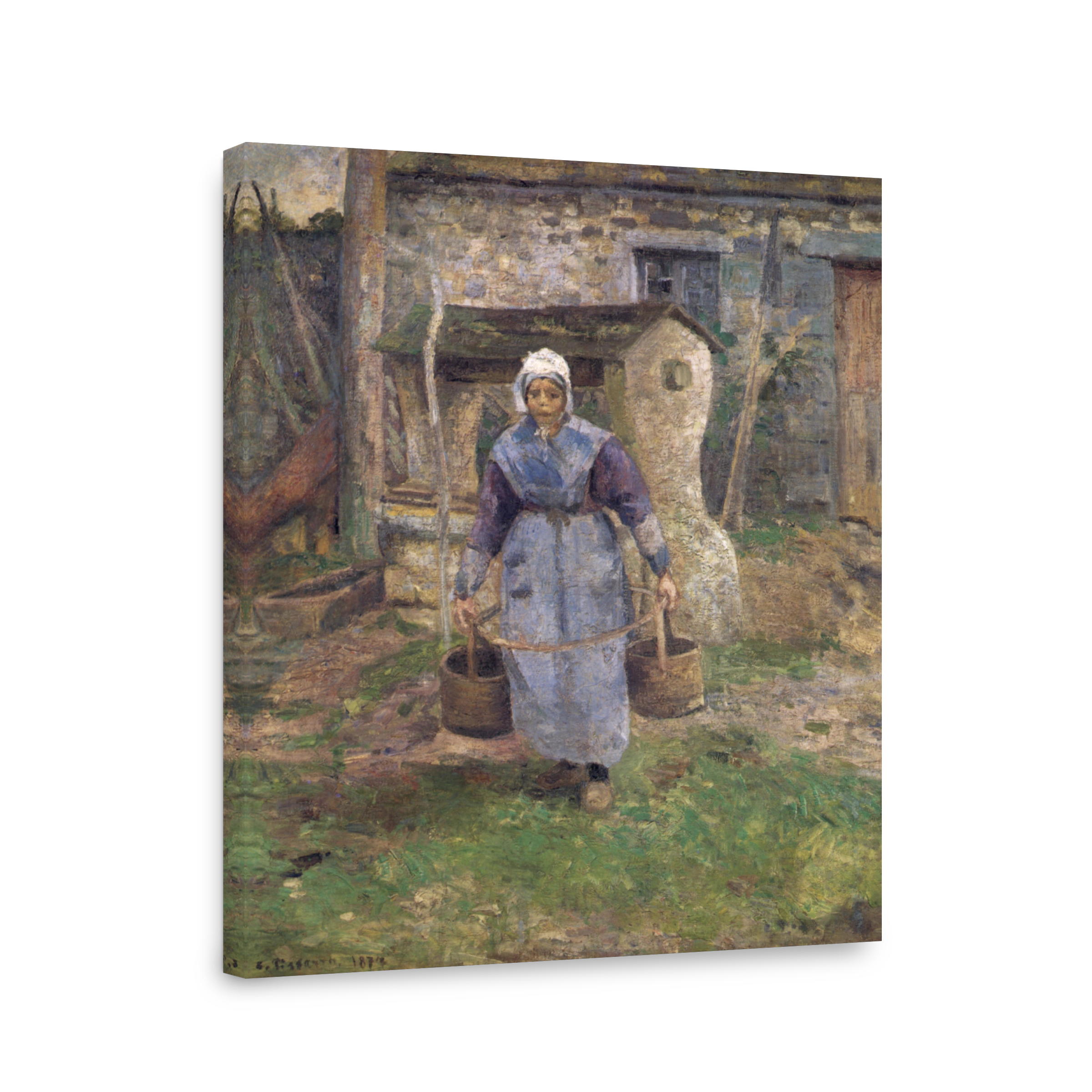 Pissarro, C. (1830 1903)   La Mere Presle, Monfoucault 1874