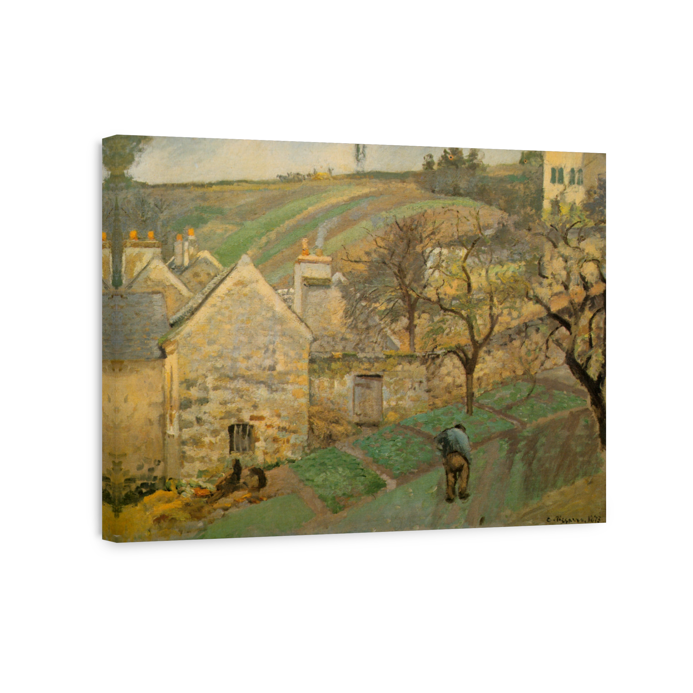Pissarro, C. (1830 1903)   Hermitage Hillock, Pontoise 1873