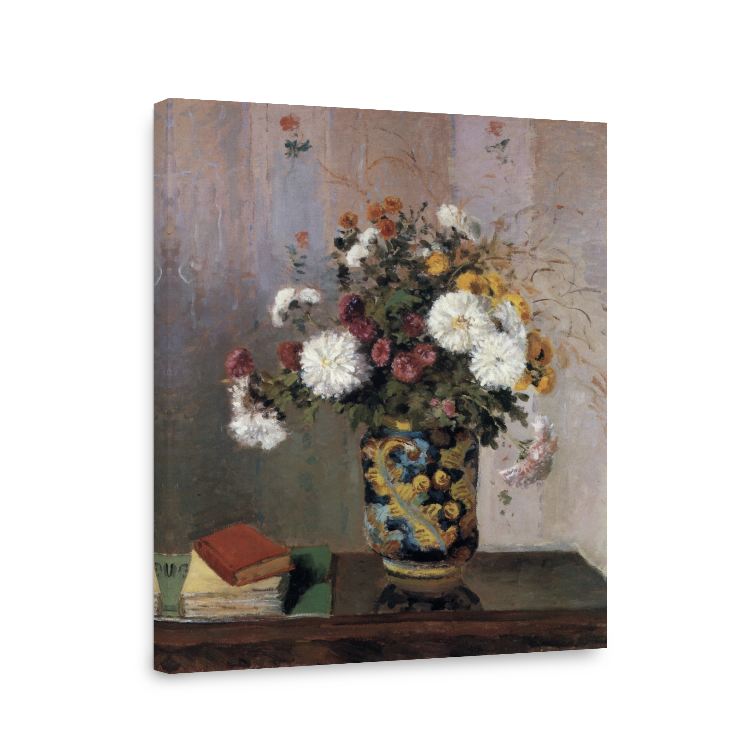 Pissarro, C. (1830 1903)   Chrysanthemums In A China Vase C1873