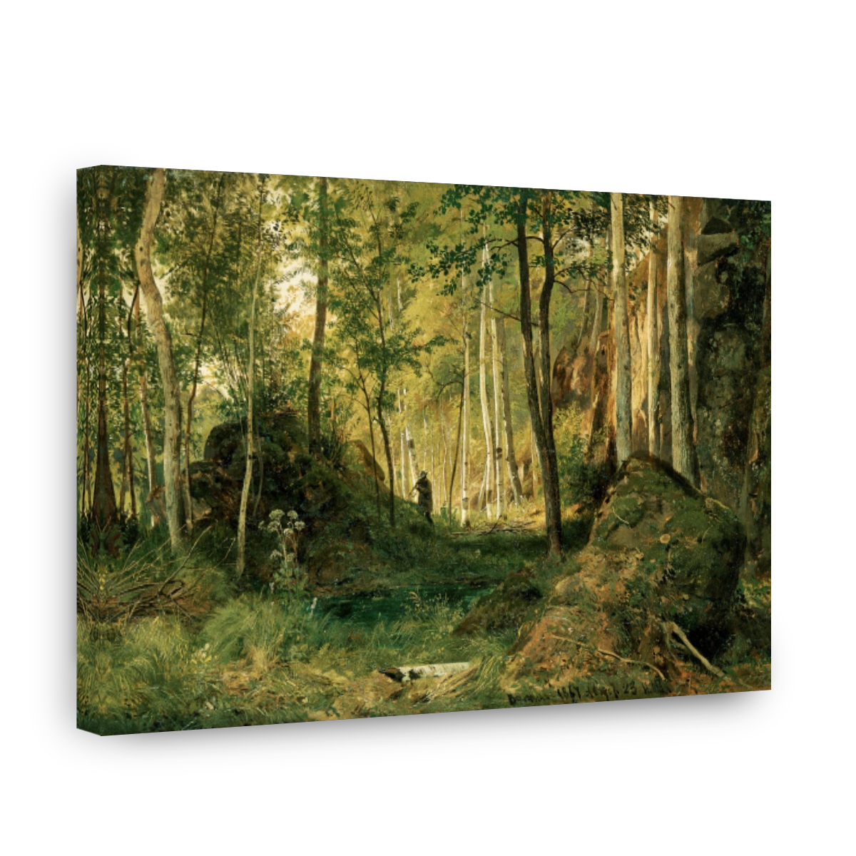 Landscape With A Hunter, Valaam Island_1867