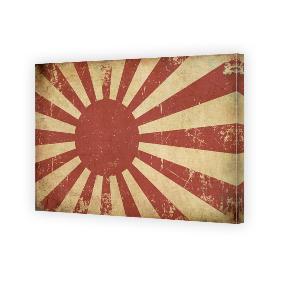 Japan's Emperial Navy Ensign Flat Aged