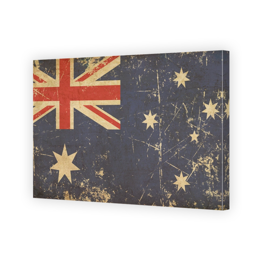 Australian Aged Flat Flag