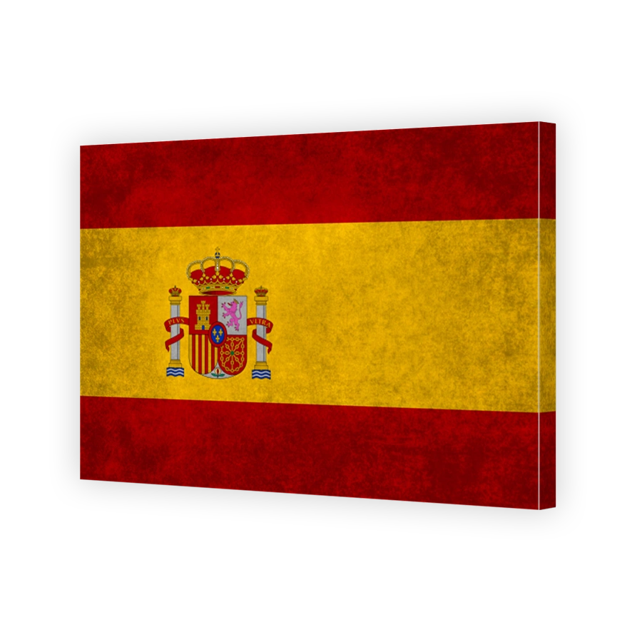 Flag of Spain with textured treatment