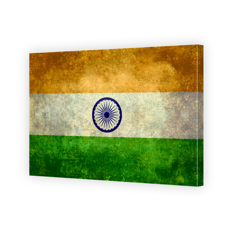 Flag of India - Retro Vintage version